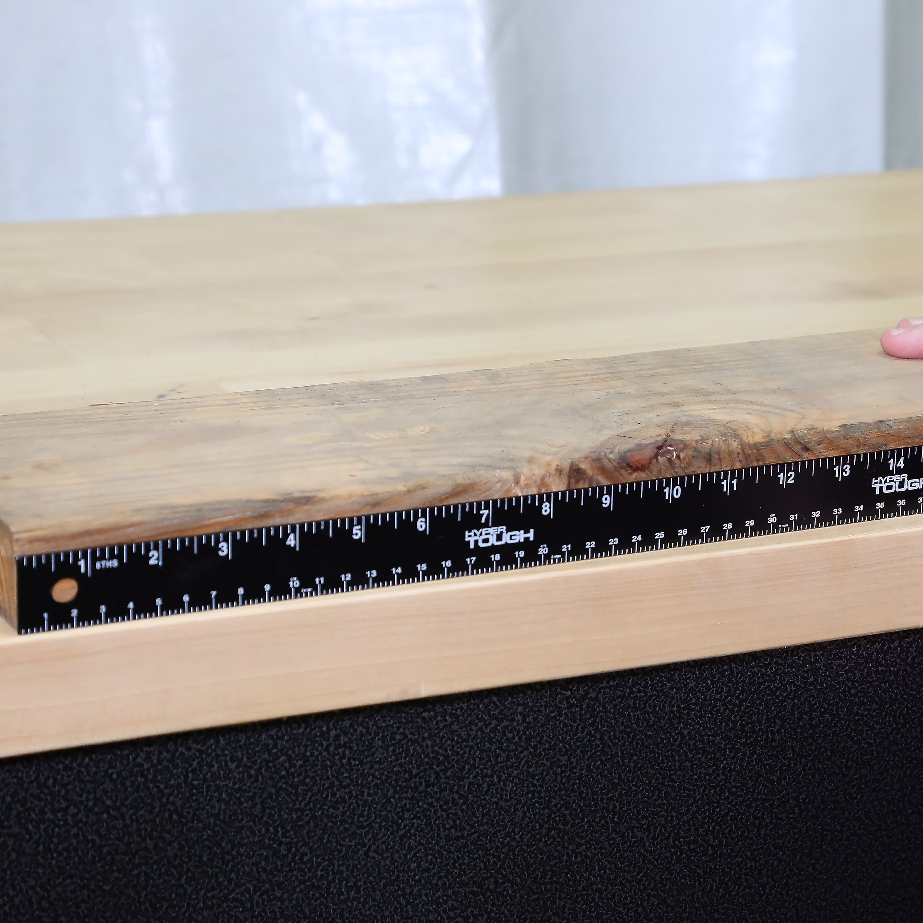 Hyper Tough Aluminum Ruler Yardstick, 36 inch