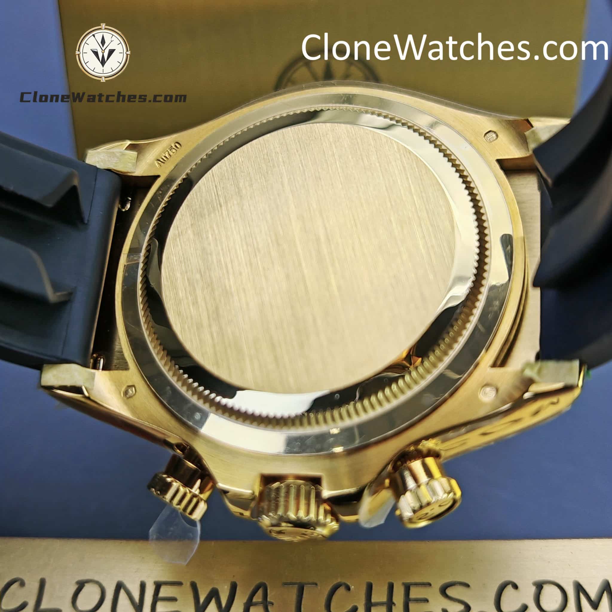 Rolex Super Clone Watches 1:1 Daytona 18K Gold M126518ln-0002 4131 Movement