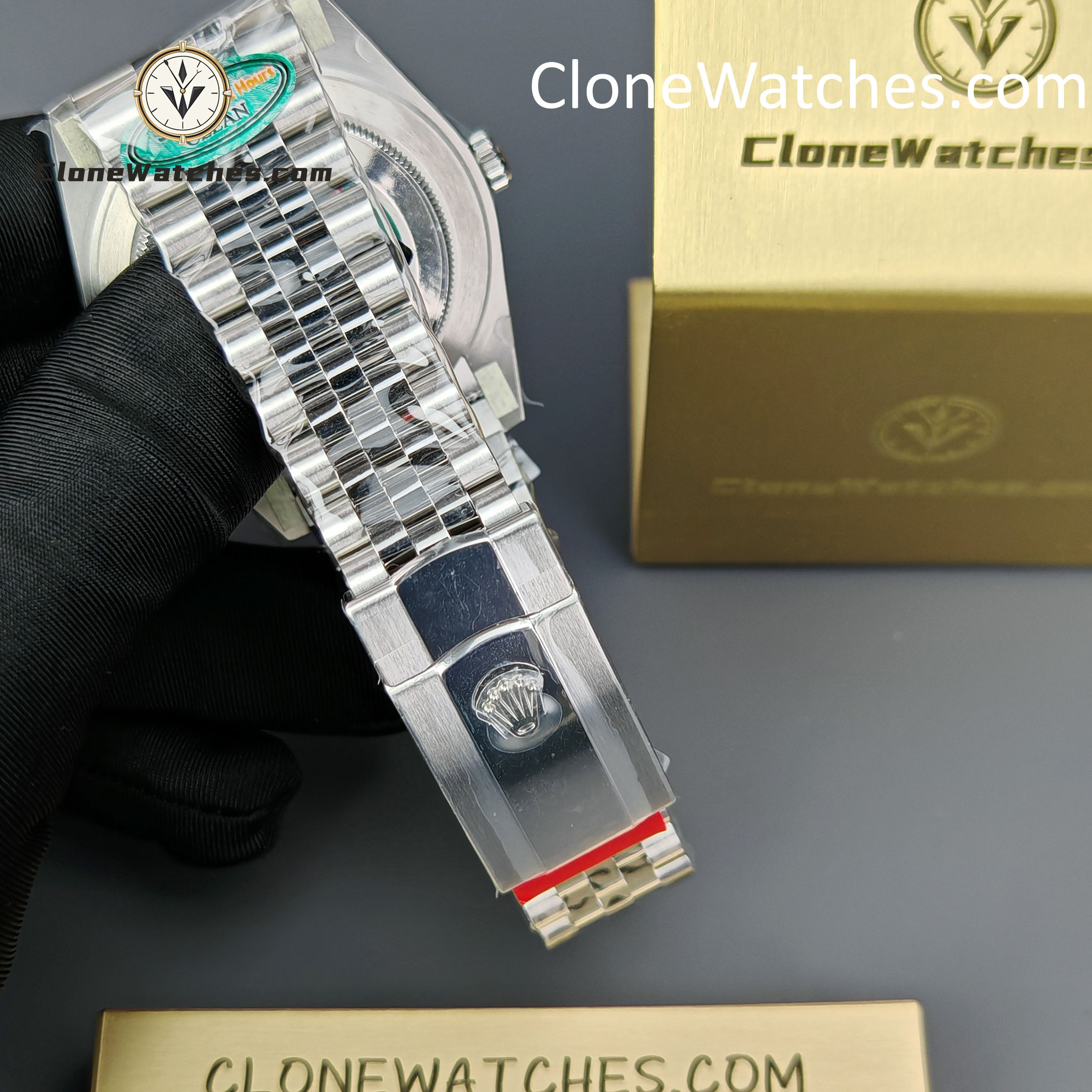 Rolex Super Clone Watch 1:1 DateJust Water Ripple Green Dial m126334-0030 Jubilee 41MM 3235 Movement