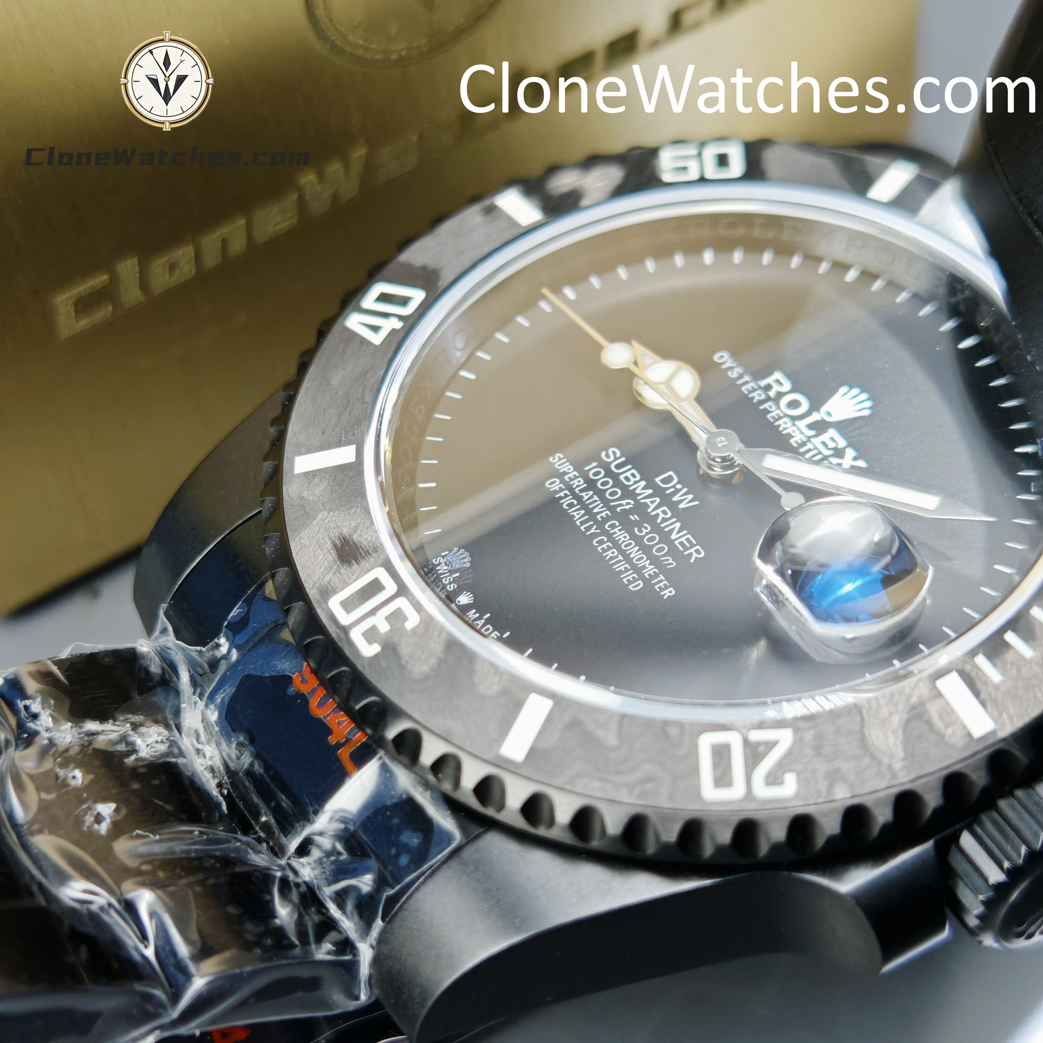 Modified Super Clone Watches 1:1 DiW Rolex Submariner GHOST 3235 Movement