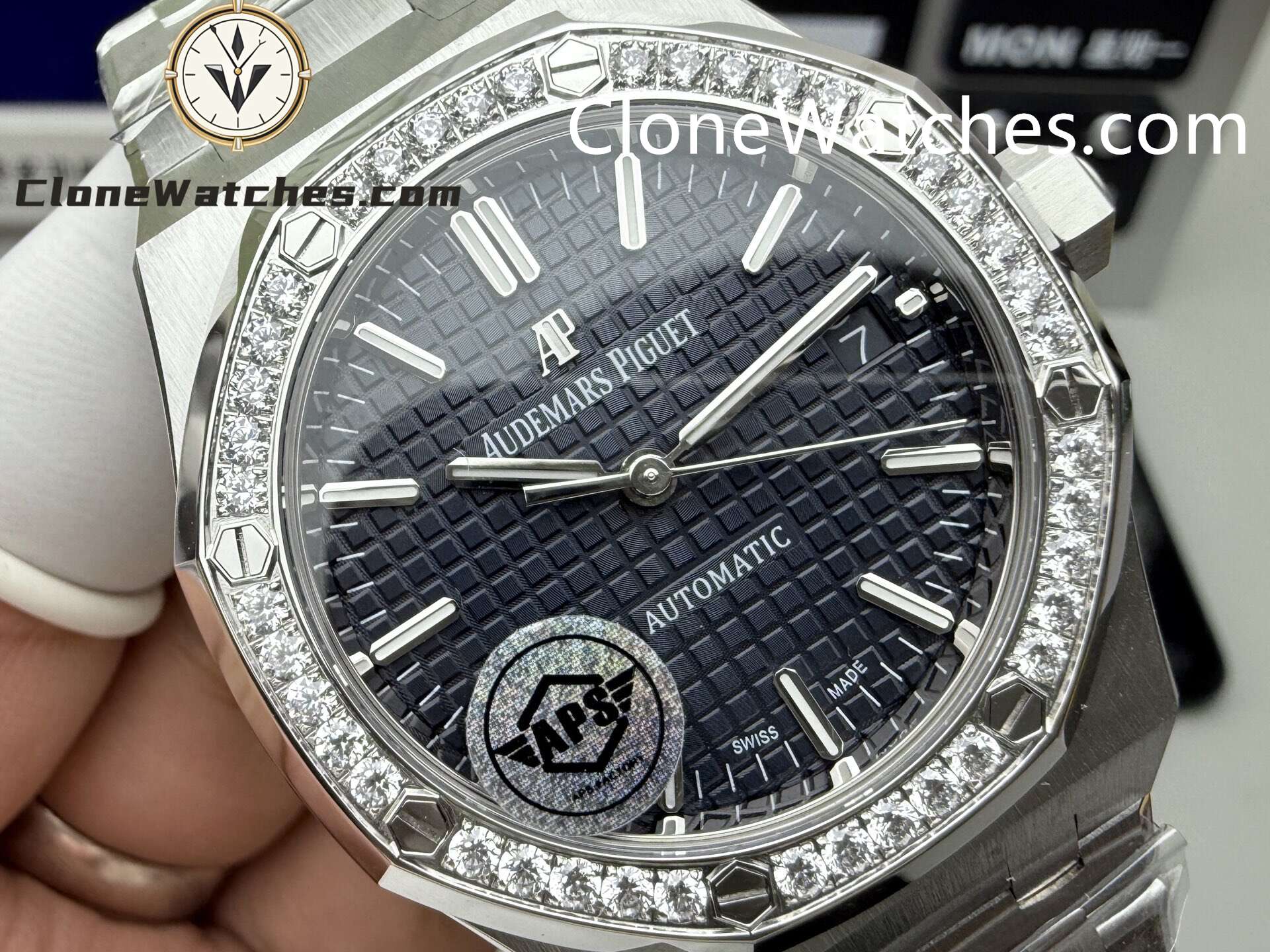 Audemars Piguet Super Clone Watches 1:1 Royal Oak 15451ST Black Dial 37MM