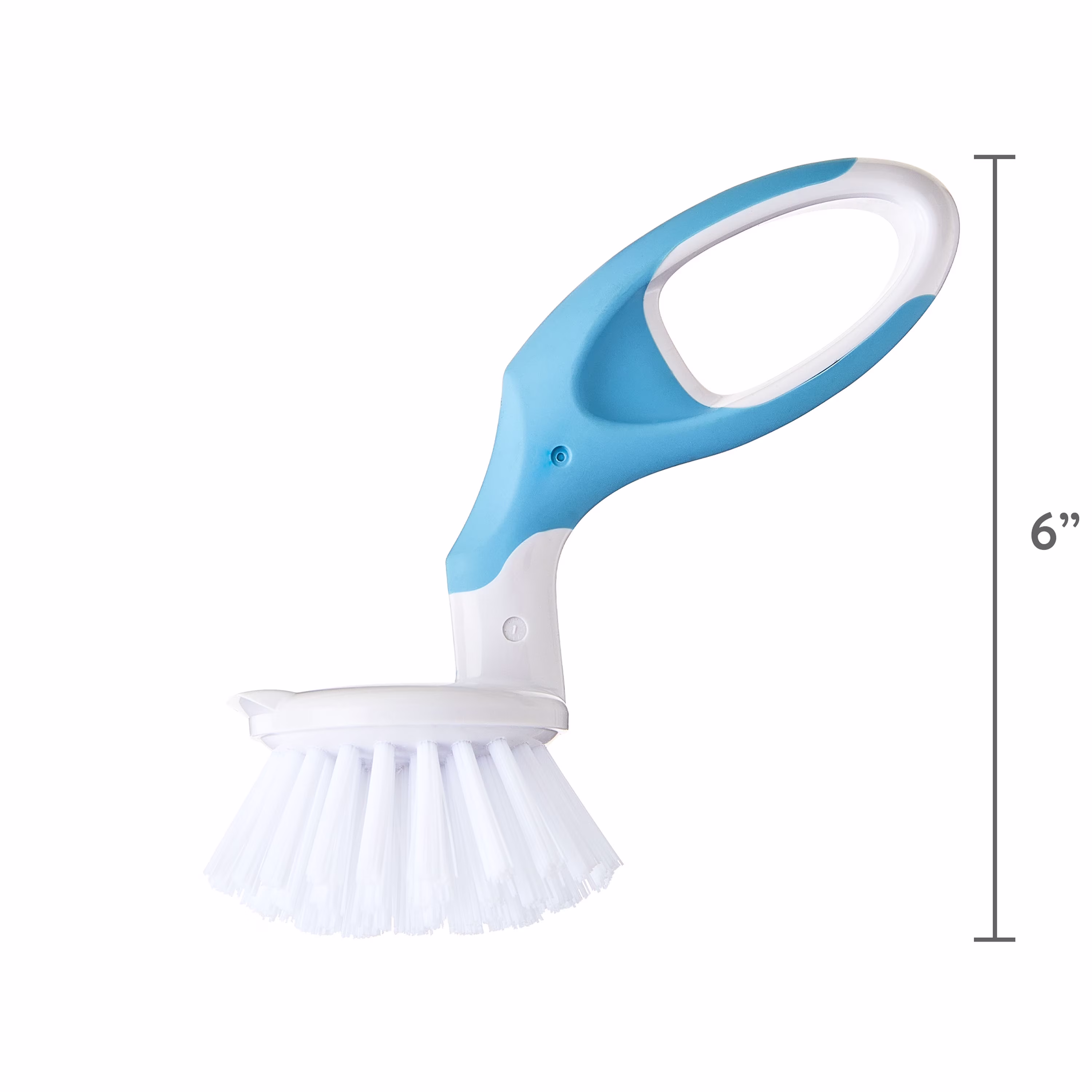 Great Value Non-Slip Grip Small Handy Scrubber, Blue