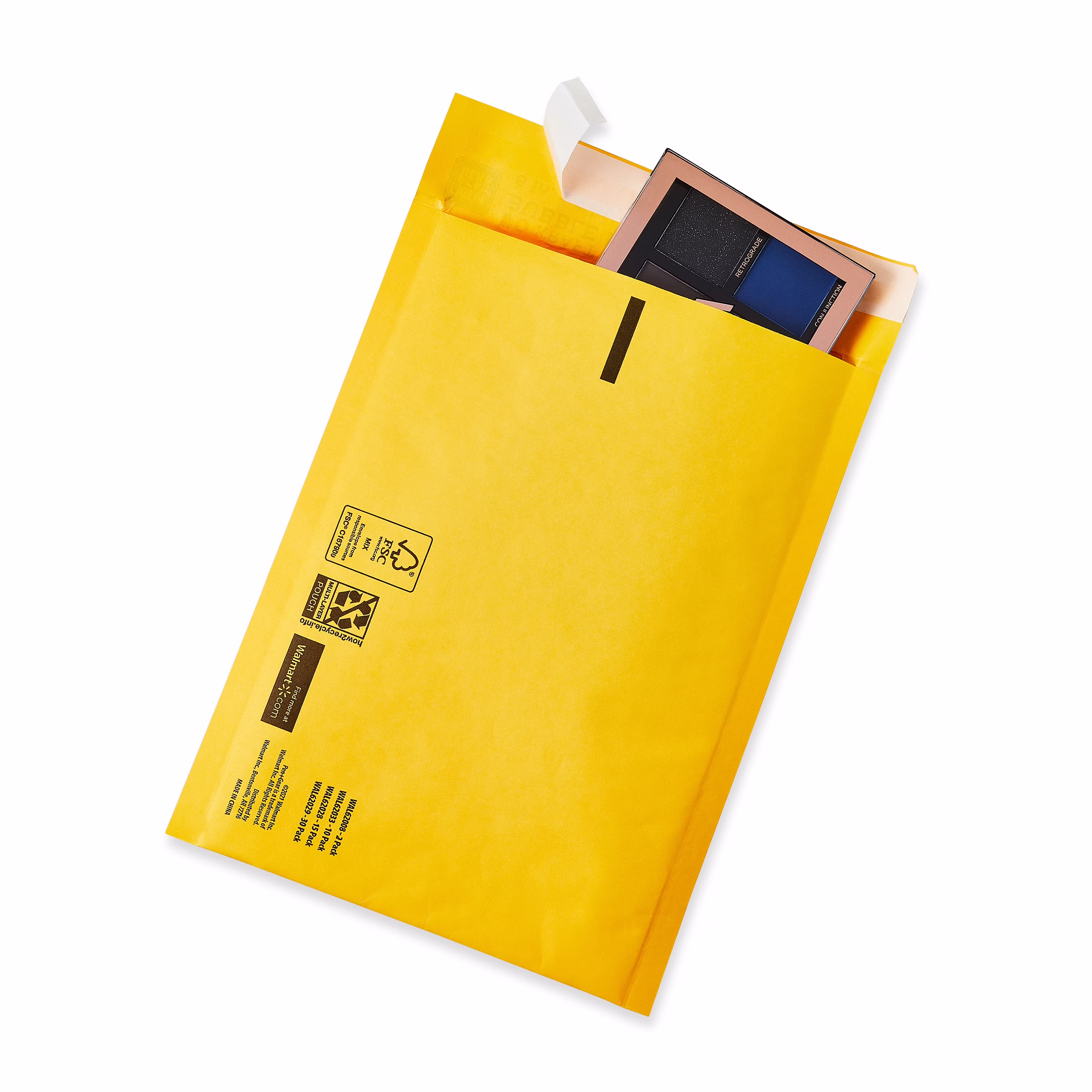 Pen+Gear Self-Sealing Kraft Bubble Mailers, #0, 6 in x 9 in, 2 Pack