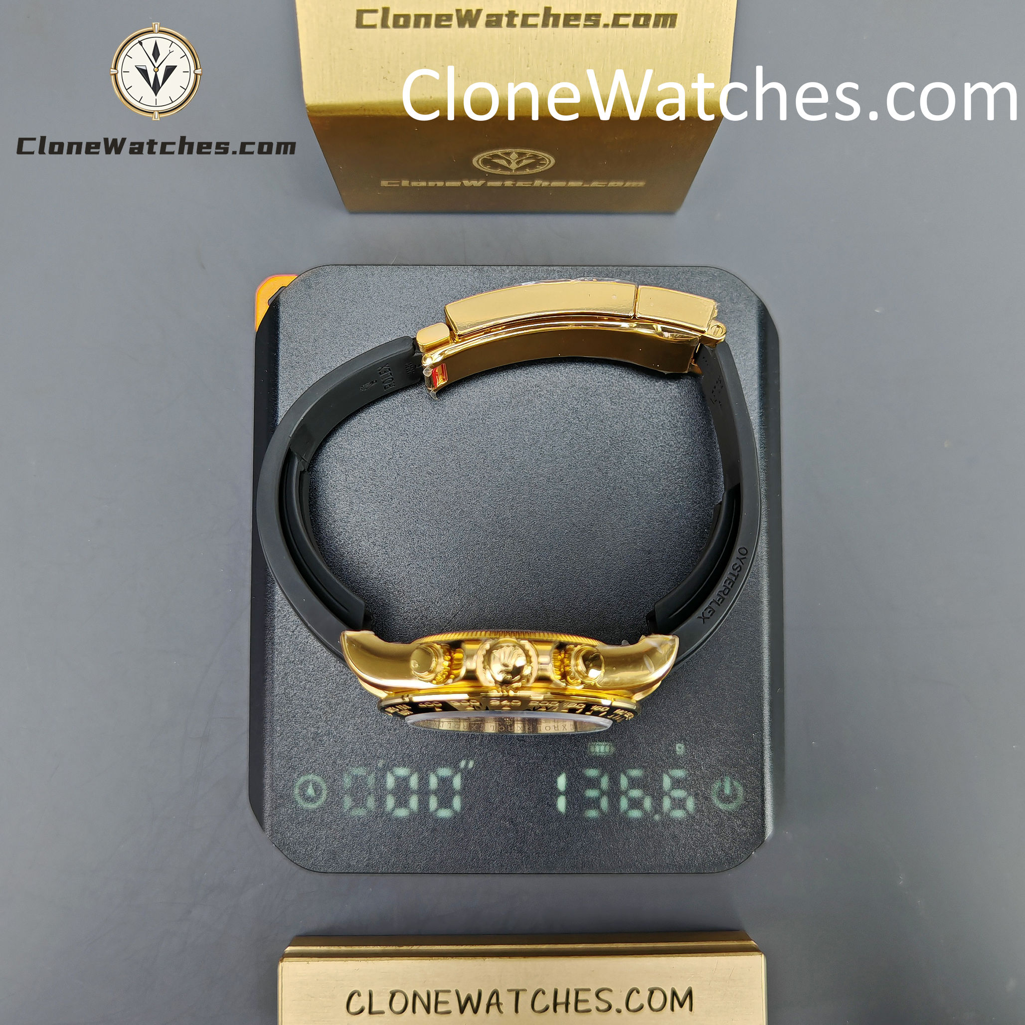 Rolex Super Clone Watches 1:1 Daytona18K Gold M126518ln-0004 4131 Movement