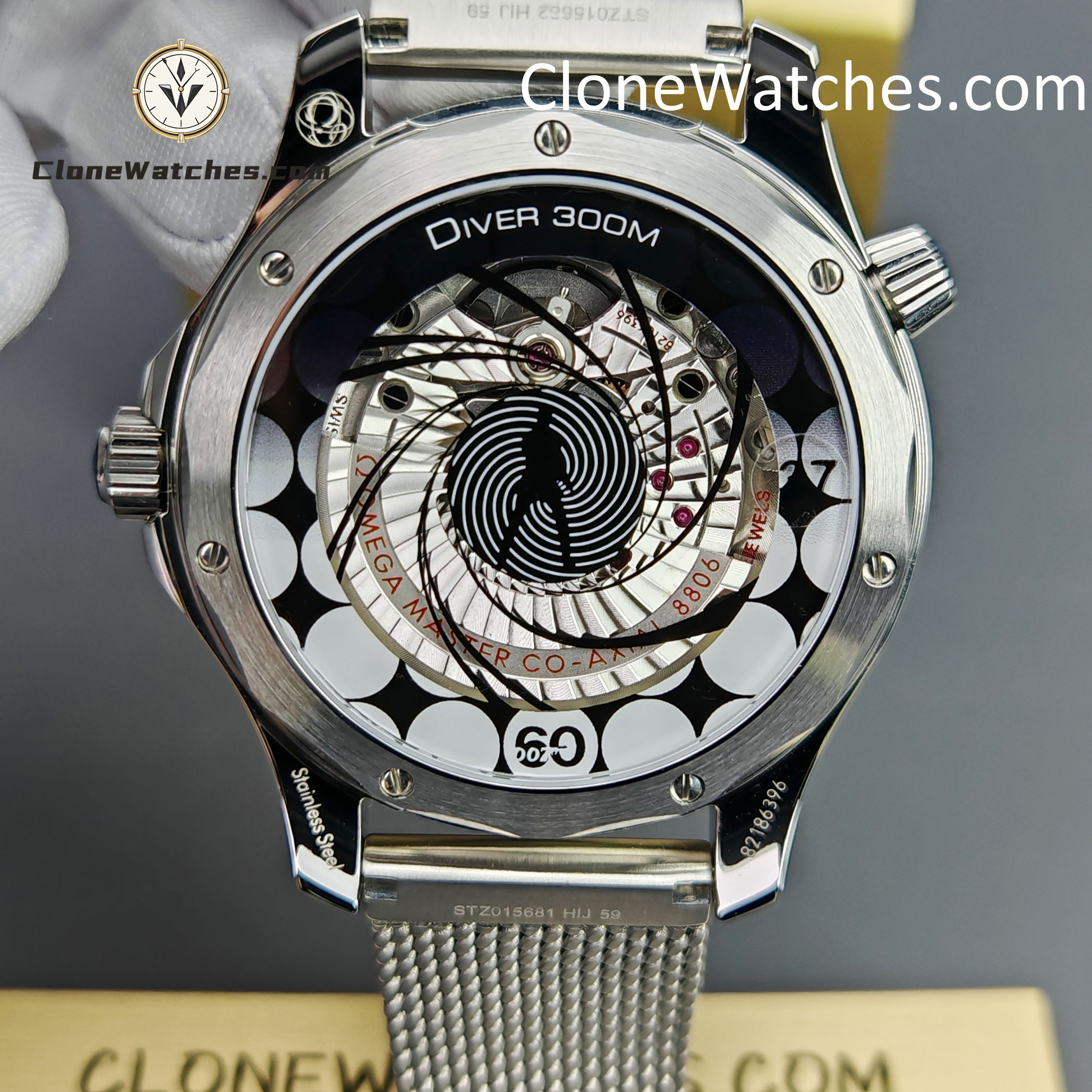 OMEGA Super Clone Watches 1:1 Seamaster Diver 300M James Bond 60th anniversary 210.30.42.20.03.002 42mm