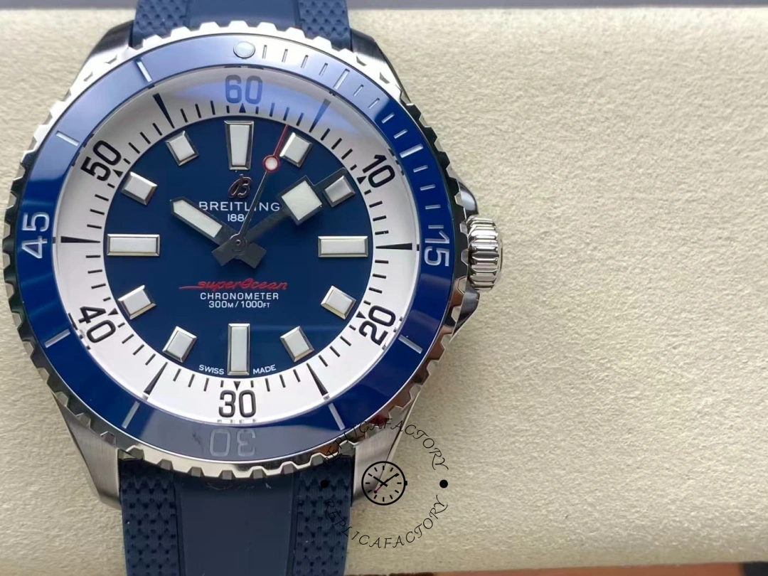 Breitling Superocean Blue Ceramic Bezel Watch A17375E71C1S1 Replica Automatic 42