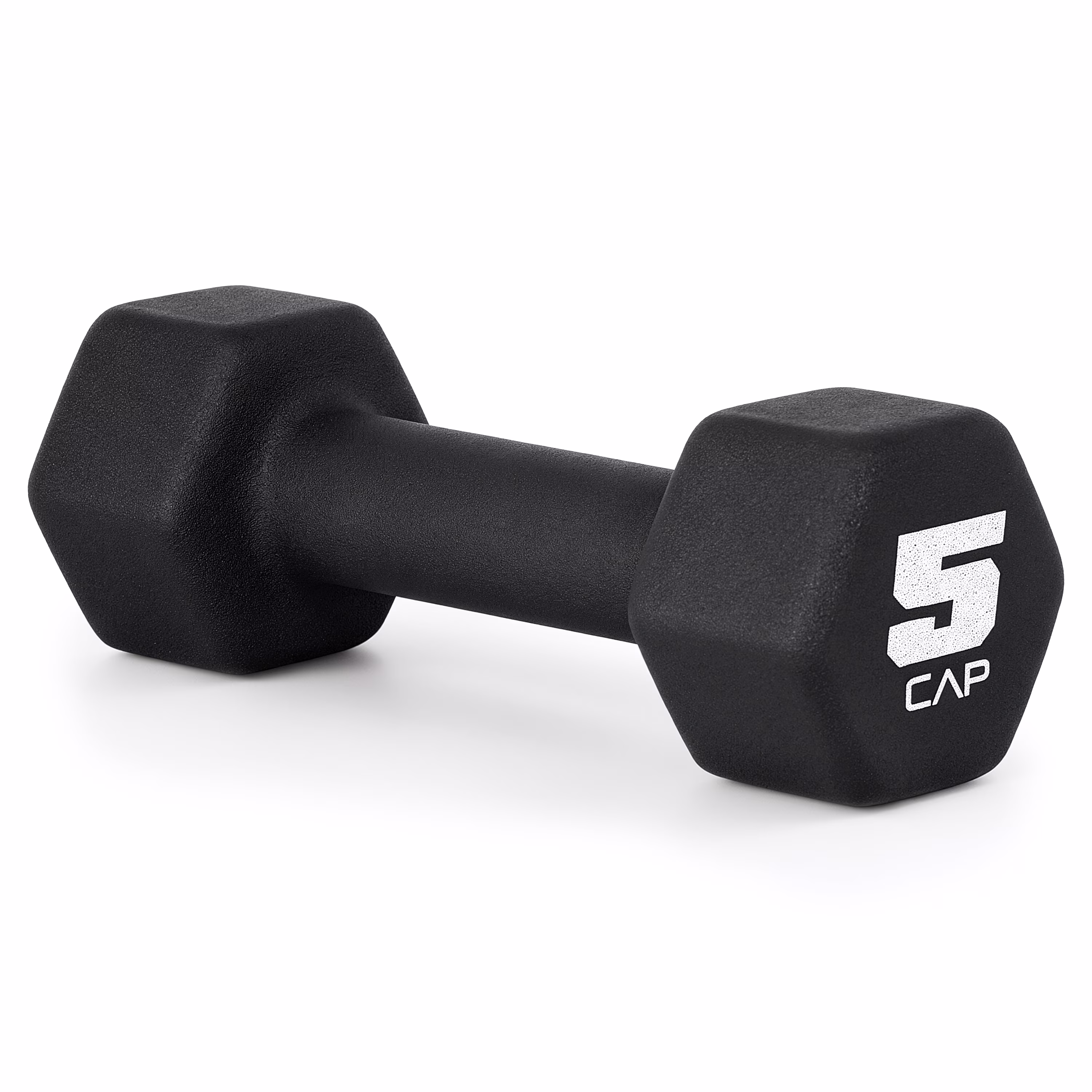 CAP, 2lb Neoprene Dumbbell, Black, Single