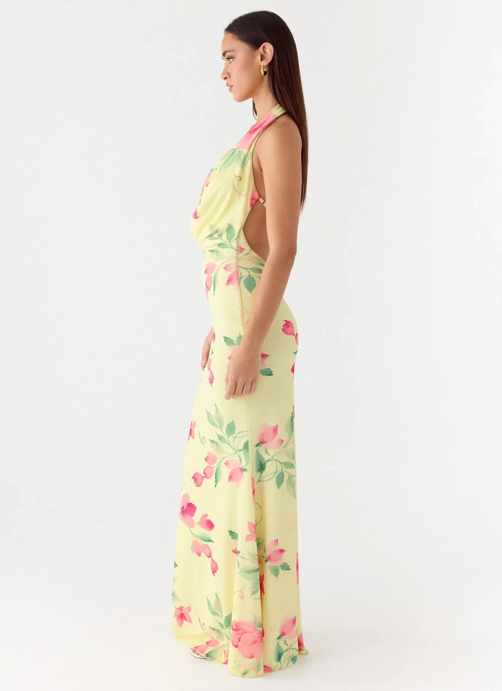 Like You Better Maxi Dress - Lemon Soleil