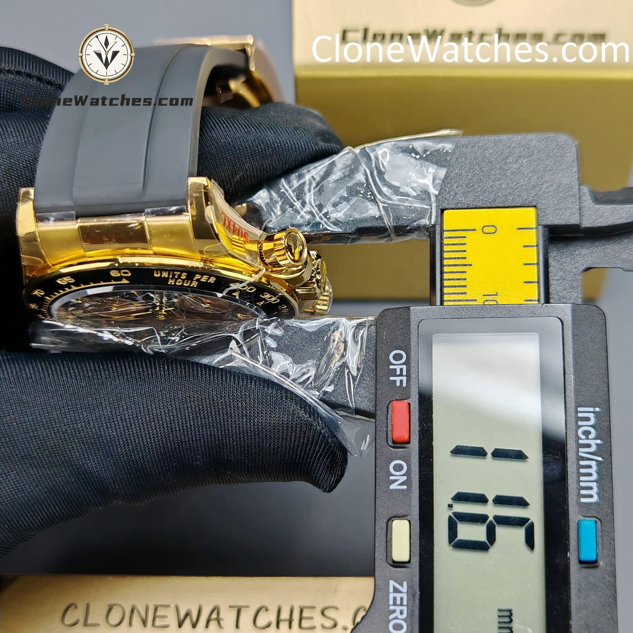 Rolex Super Clone Watches 1:1 Daytona 18k Gold M126518ln-0006 4131 Movement