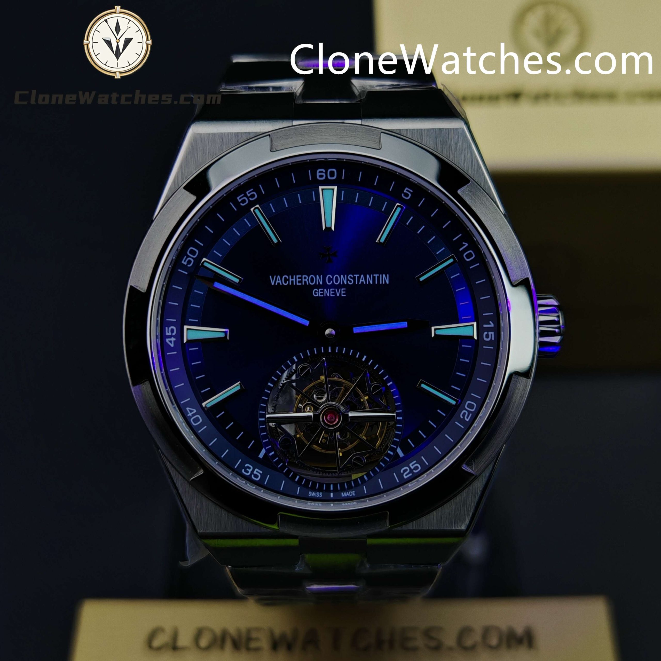 Vacheron Constantin Super Clone Watches 1:1 Overseas Tourbillon 6000V/110A-B544 42.5MM