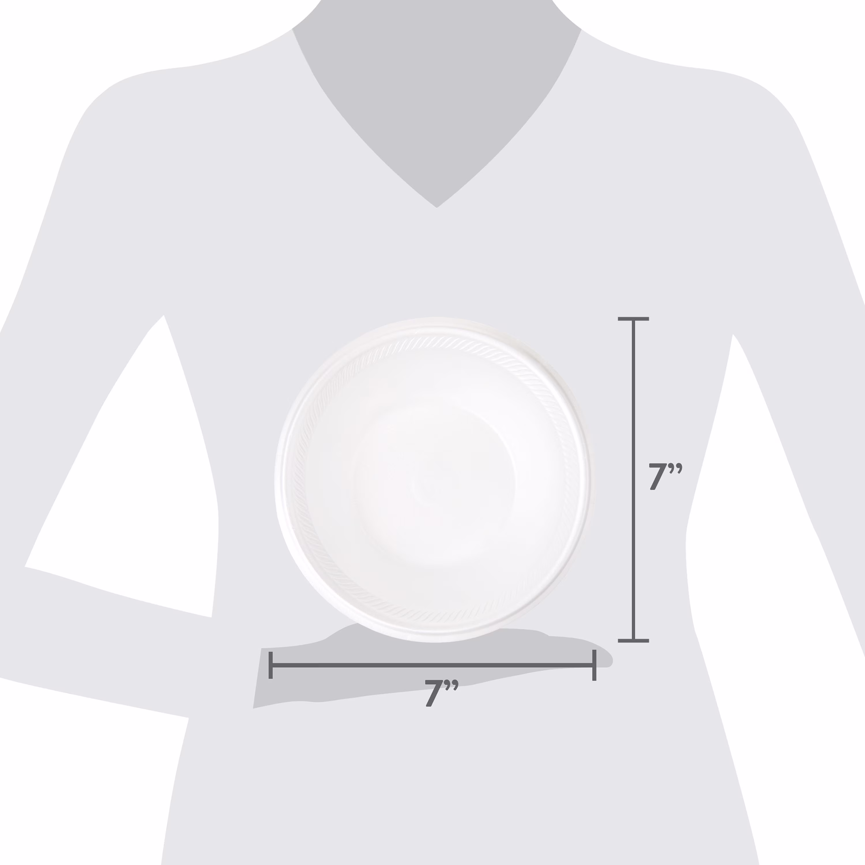 (4 pack) Great Value Disposable Foam Bowls, 20 oz, 25 Count