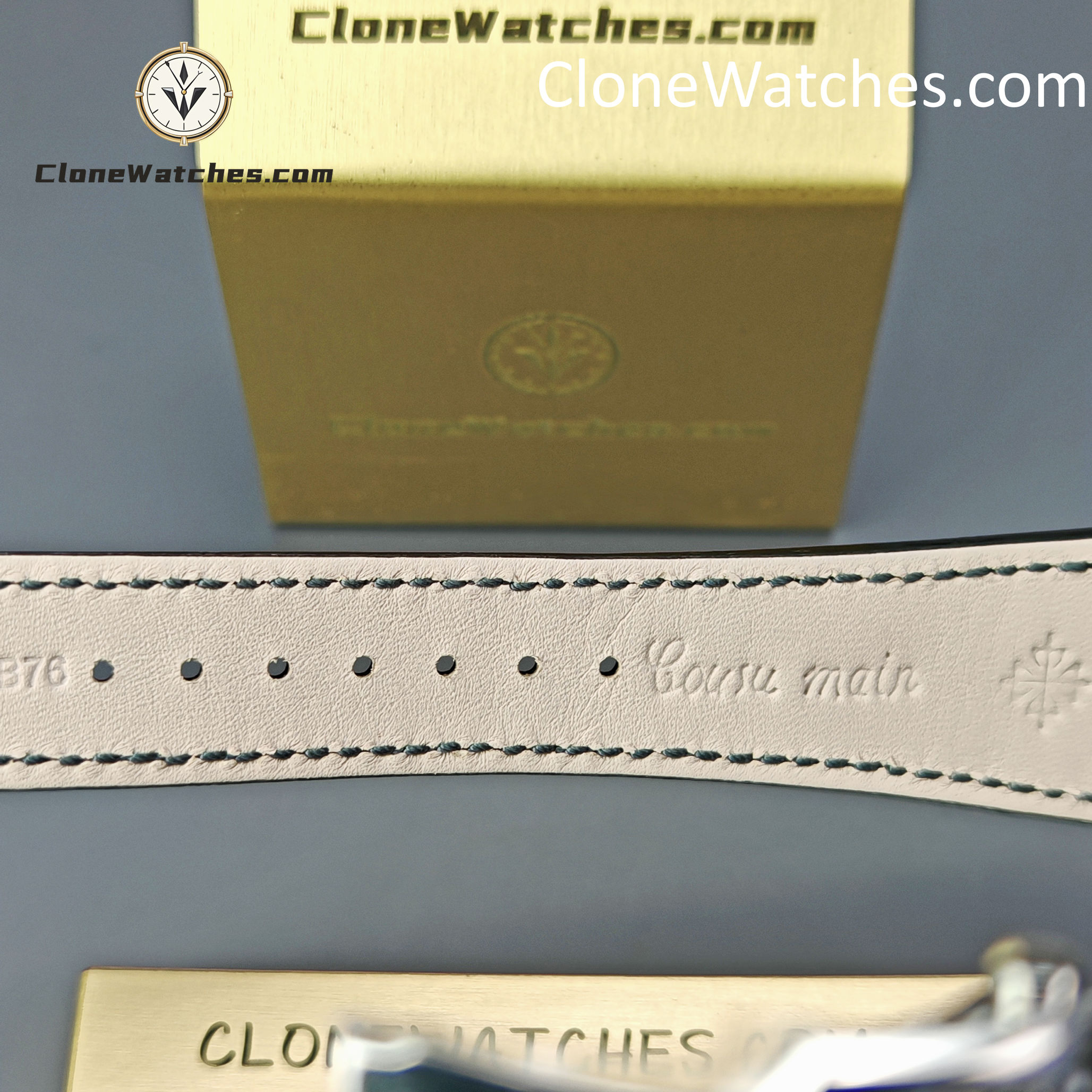 Patek Philippe Super Clone Watches 1:1 Nautilus 5712 Gray Dial Black Leather Strap