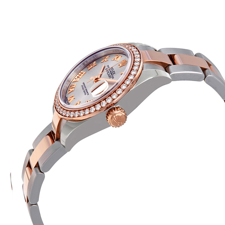 Rolex Datejust Sundust Dial Automatic Ladies Steel and 18K Everose Gold Oyster Watch 279381SNRO（Lifetime free warranty+90-days replacement service & Refund!.）