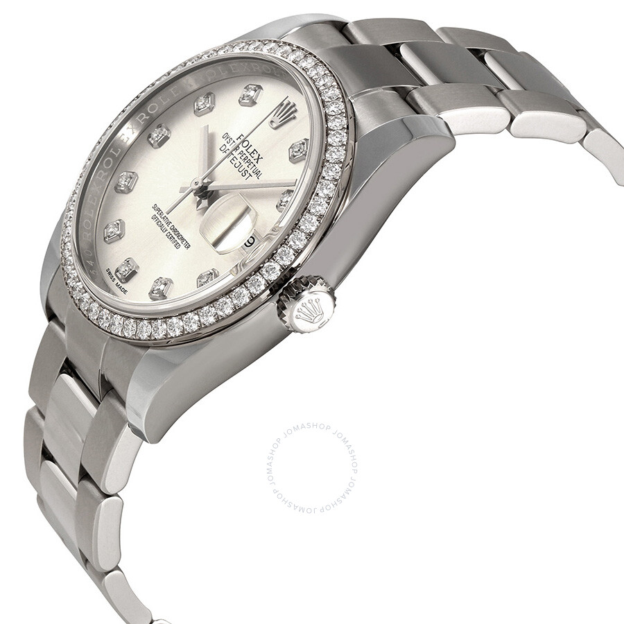Rolex Oyster Perpetual Datejust 36 Silver Dial Stainless Steel Bracelet Automatic Ladies Watch 116244SDO（Lifetime free warranty+90-days replacement service & Refund!.）