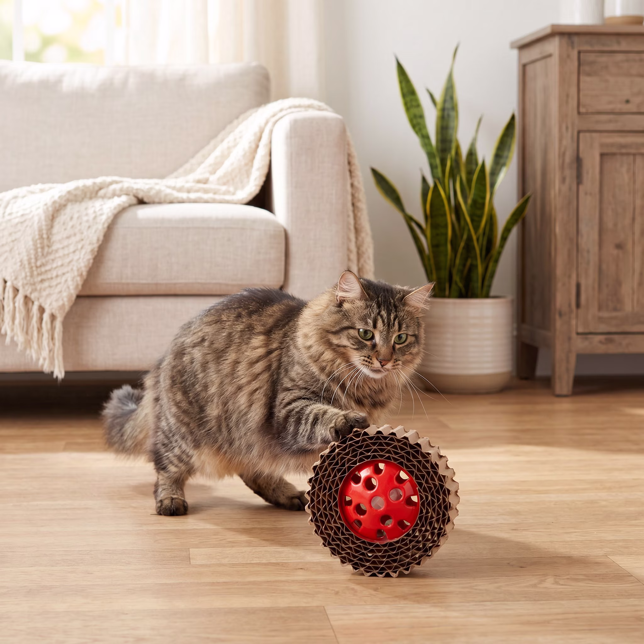 Vibrant Life Cardboard Roller Cat Toy
