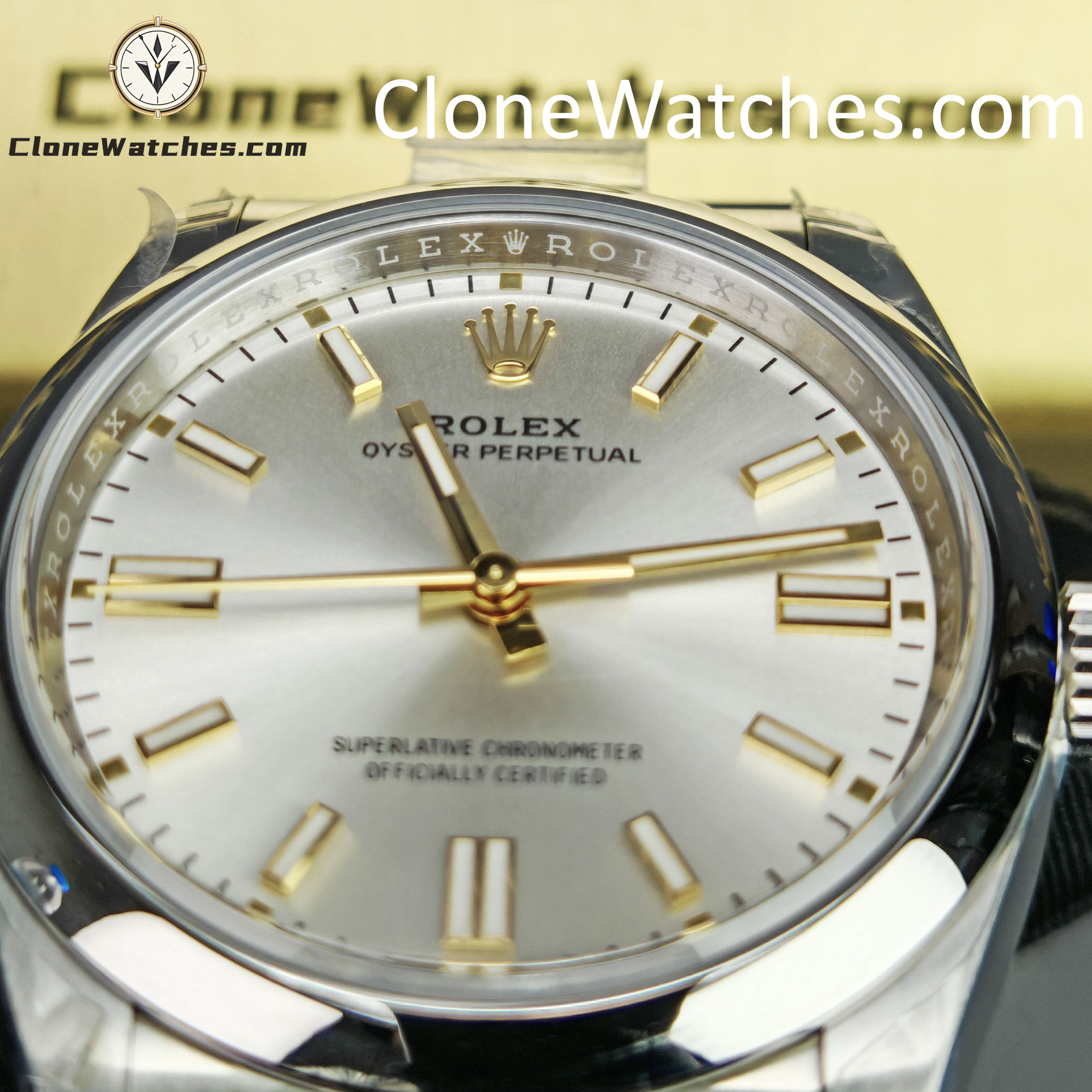 Rolex Super Clone Watches 1:1 Oyster Perpetual Silver Dial 36mm m126000-0001 3230 Movement