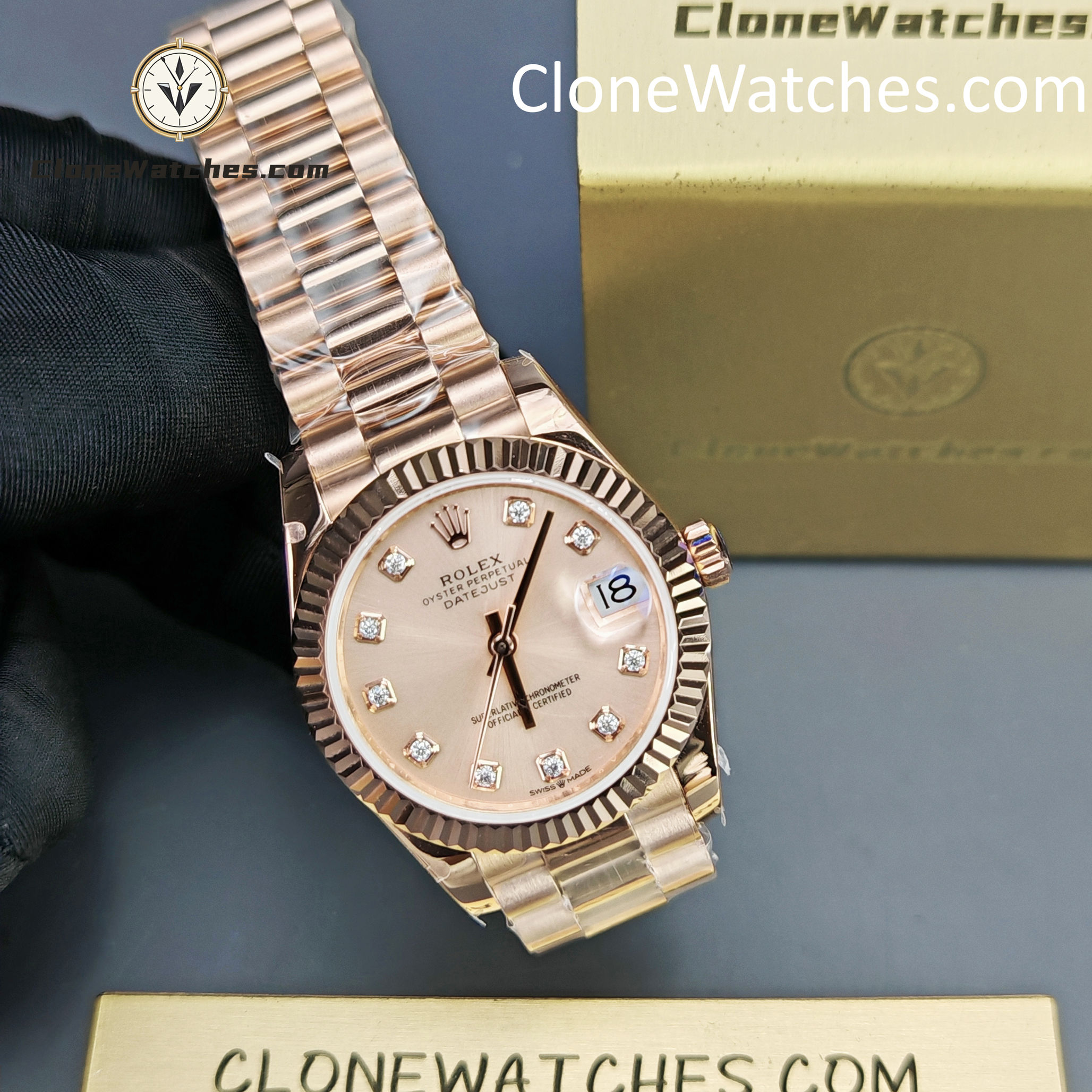 Rolex Super Clone Watches 1:1 DateJust m278275-0031 President 31MM 2236 Movement