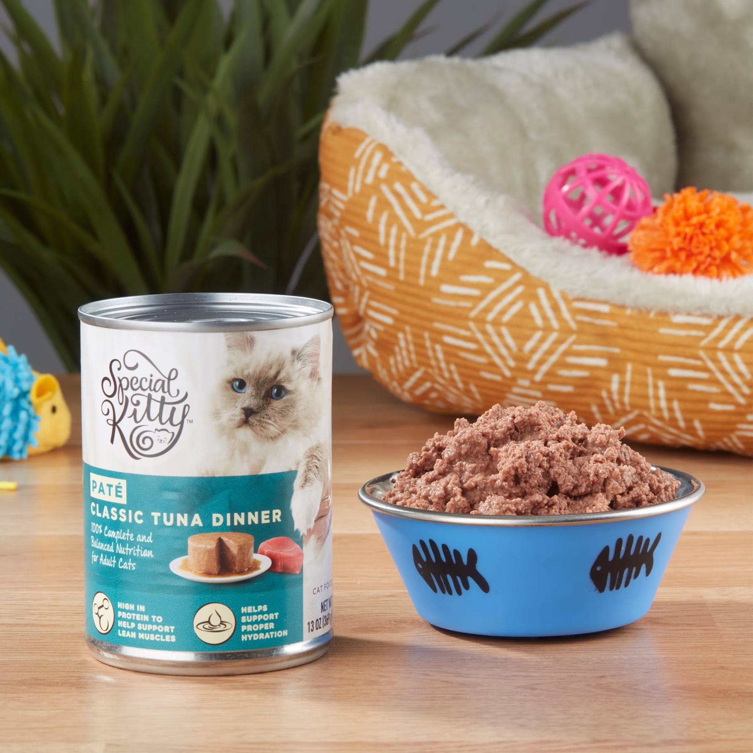 Special Kitty Classic Tuna Dinner Pate Wet Cat Food, 13 oz Can