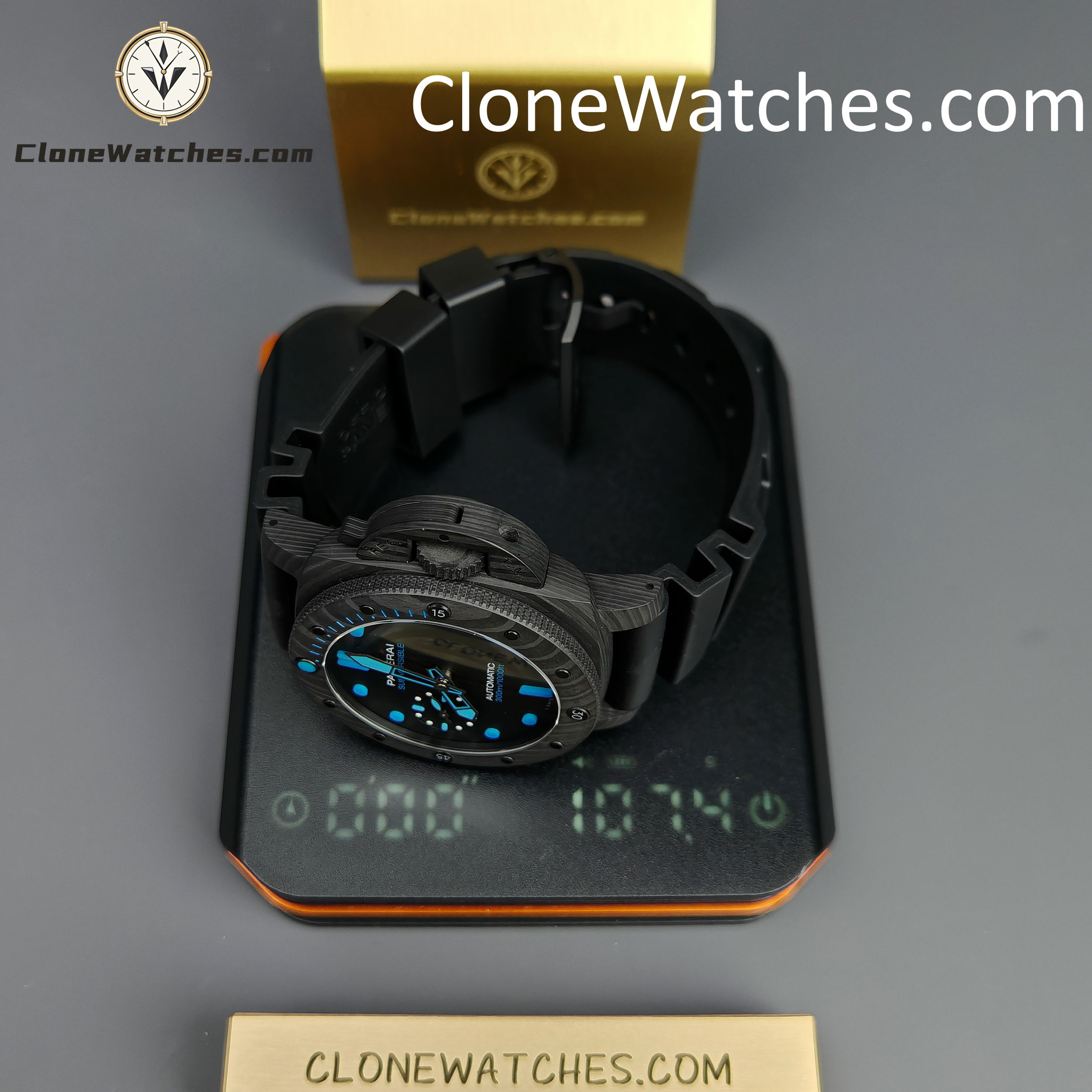 Panerai Super Clone Watches 1:1 Submersible Carbontech PAM 00960