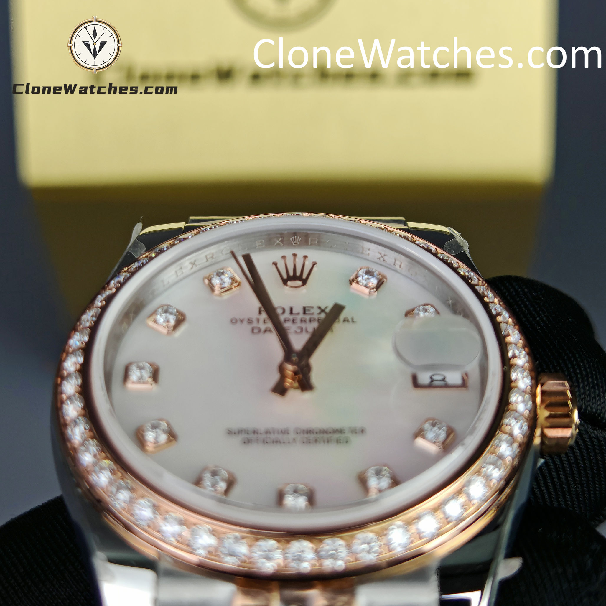 Rolex Super Clone Watches 1:1 DateJust m278381rbr-0026 Jubilee 31MM 2236 Movement