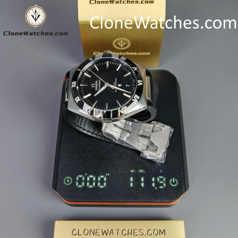 OMEGA Super Clone Watches 1:1 Constellation steel on leather strap 131.33.41.21.01.001 41mm