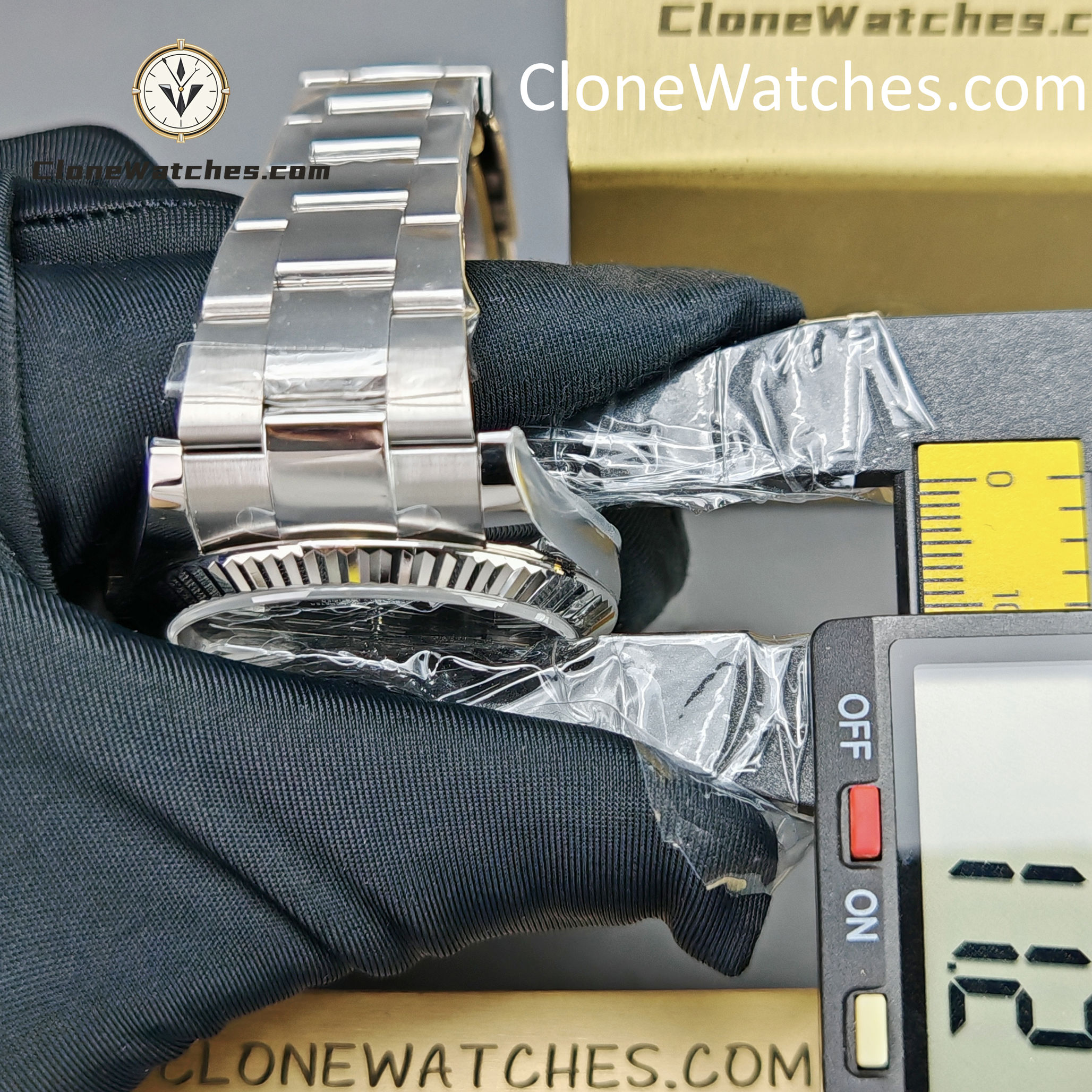 Rolex Super Clone Watches 1:1 DateJust Black Dial m126334-0017 Oyster 41MM 3235 Movement