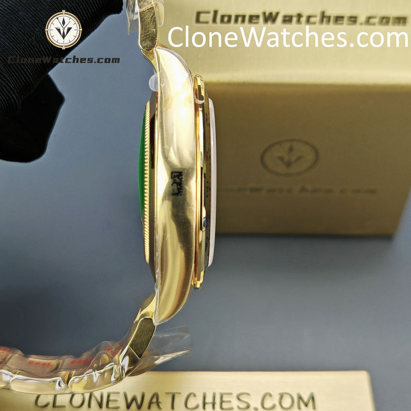 Rolex Super Clone Watches 1:1 Daytona 18K Gold Black Dial M116508-0009 4130 Movement