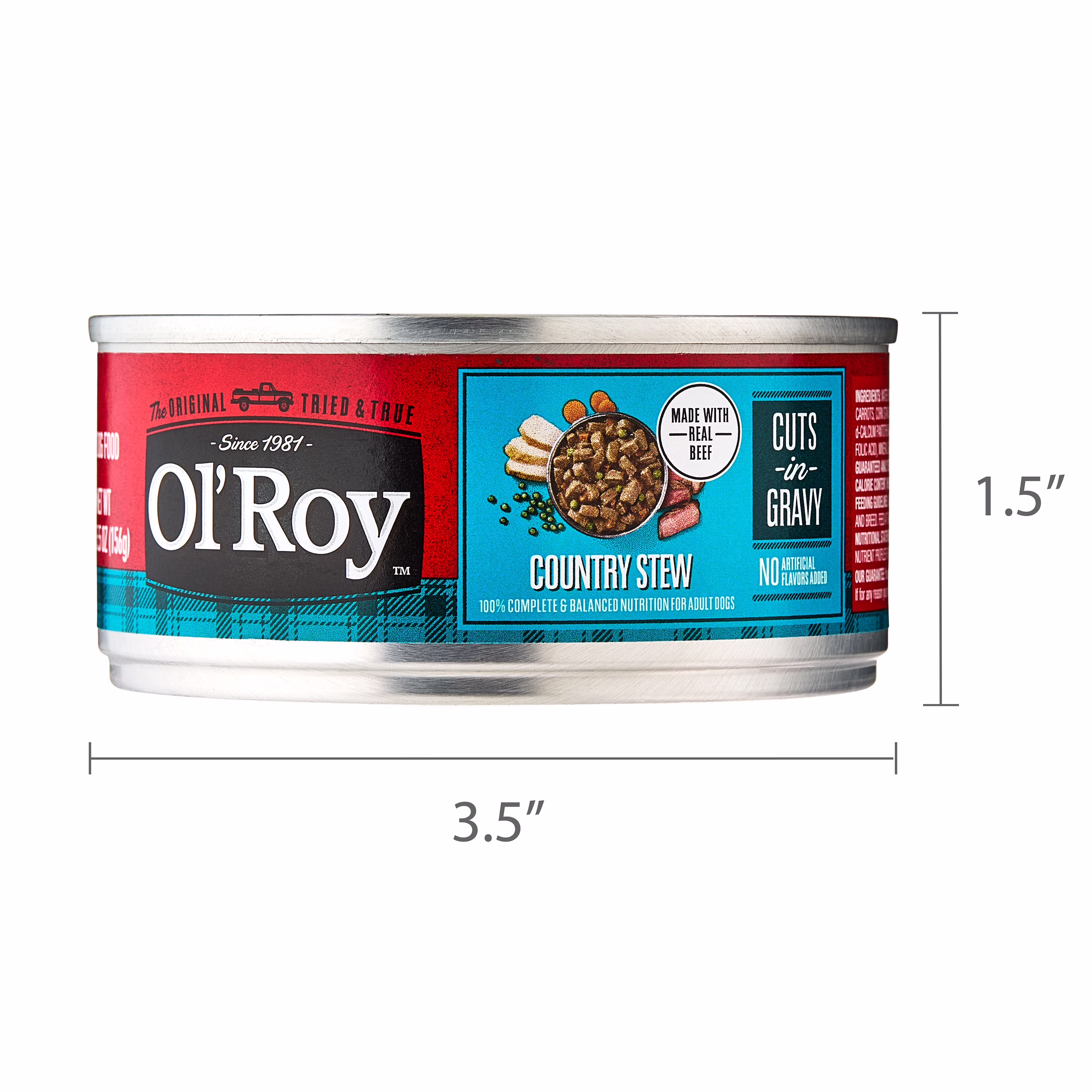 (6 pack) Ol' Roy Country Stew Cuts in Gravy Wet Dog Food, 5.5 oz Can