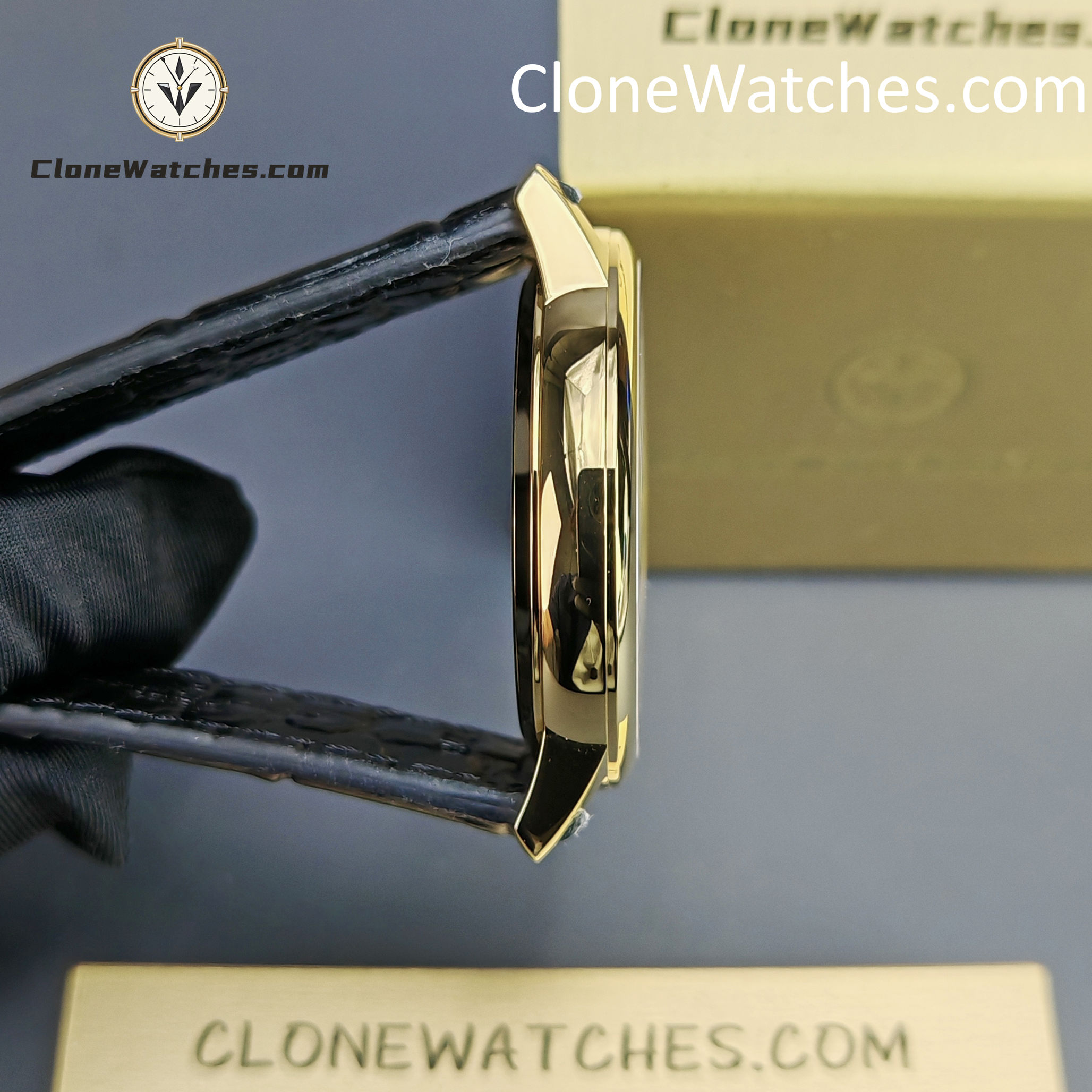 Vacheron Constantin Super Clone Watches 1:1 Patrimony Gold 85180/000J-9231 White Dial