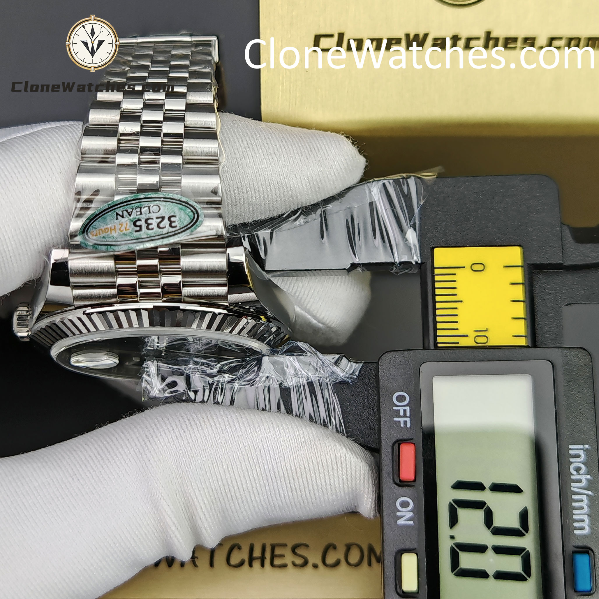 Rolex Super Clone Watches 1:1 DateJust Green Dial m126334-0028 Jubilee 41MM 3235 Movement
