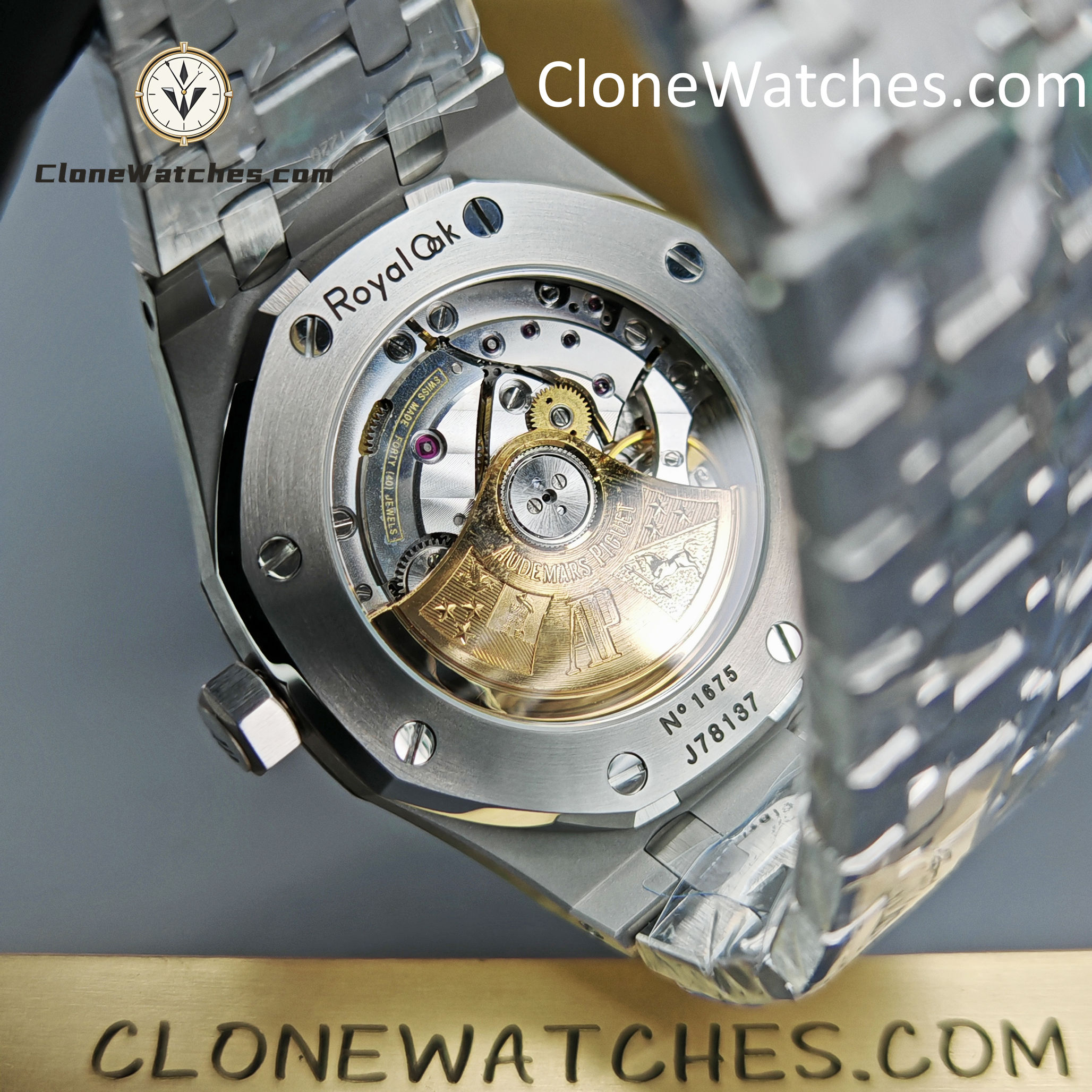 Audemars Piguet Super Clone Watches 1:1 Royal Oak 15451ST Grey Dial 37MM