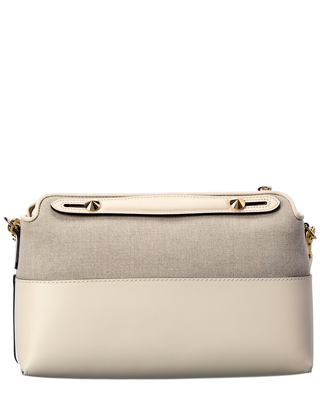 Fendi By The Way Medium Canvas & Leather Shoulder Bag