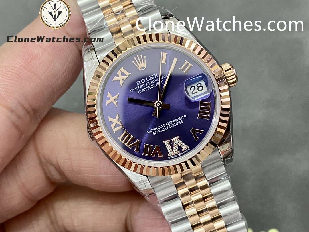 Rolex Super Clone Watches 1:1 DateJust m278271-0020 Jubilee 31MM 2236 Movement