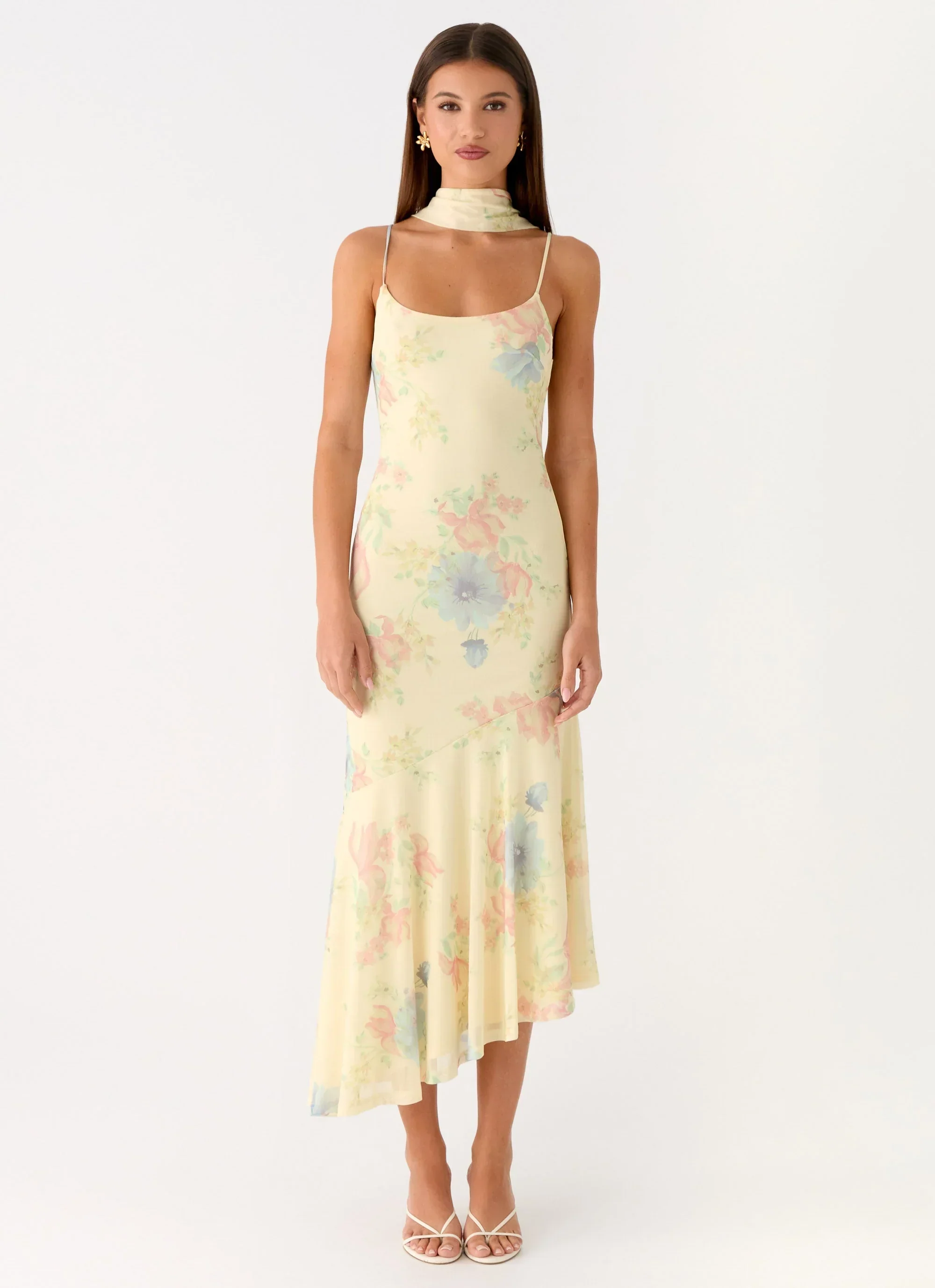 Sole Mio Midi Dress - Spring Meadow