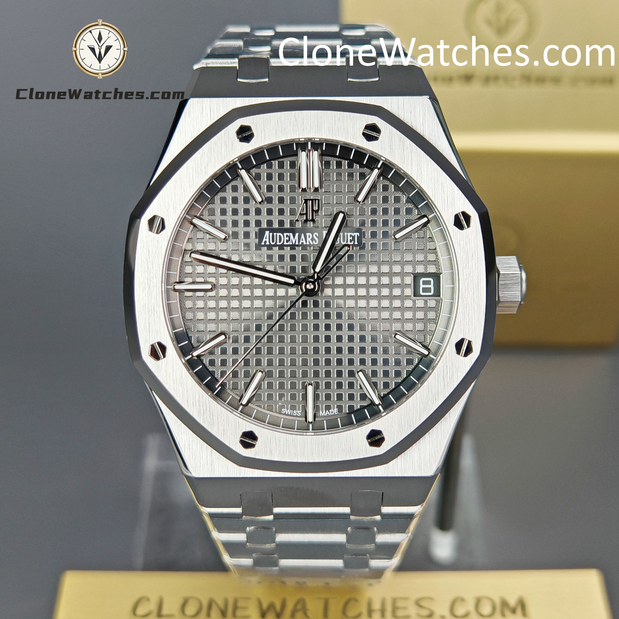Audemars Piguet Super Clone Watches 1:1 Royal Oak 15500 Grey dial