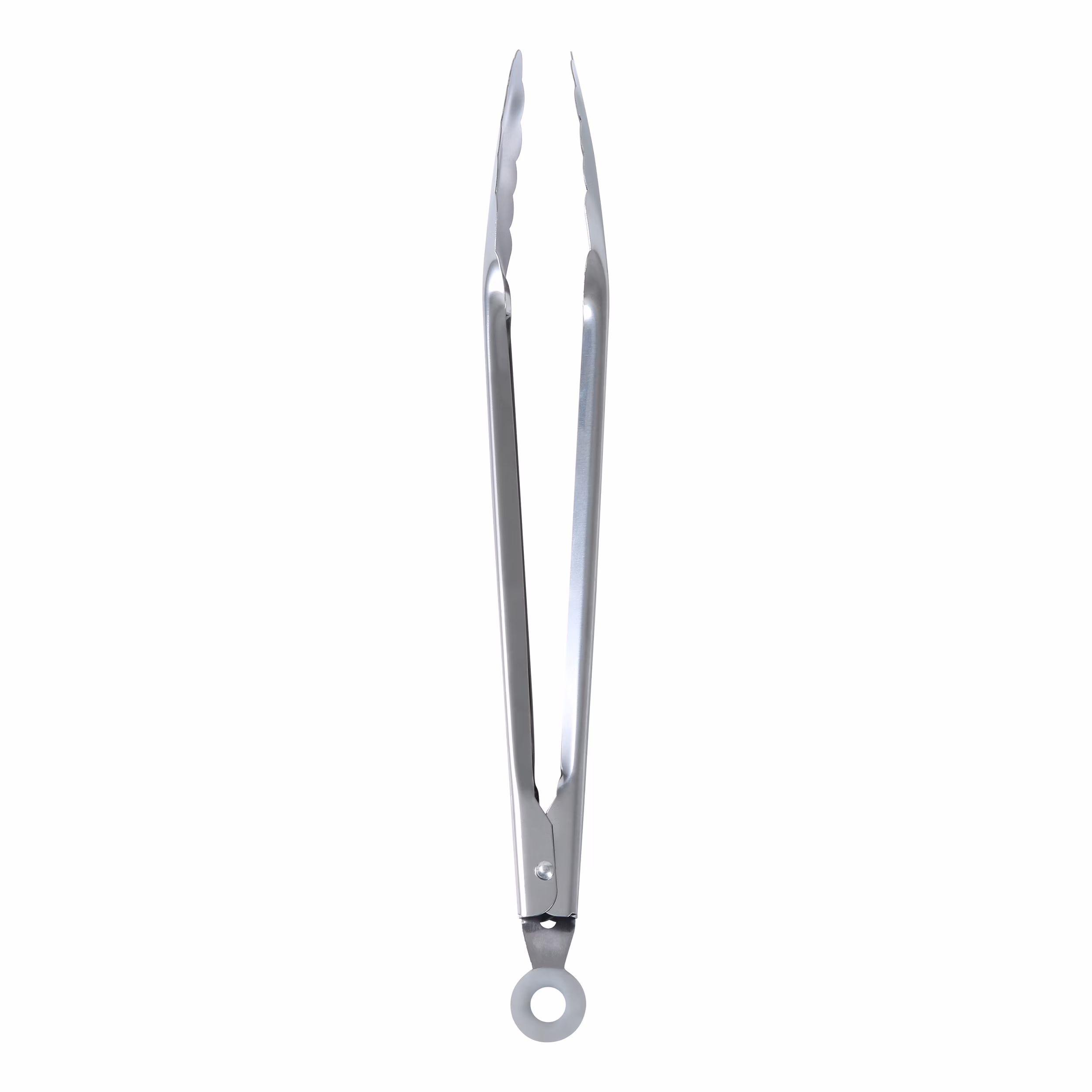 Mainstays 12 Inch Stainless Steel Locking Cooking Tongs with Lock Function - Silver