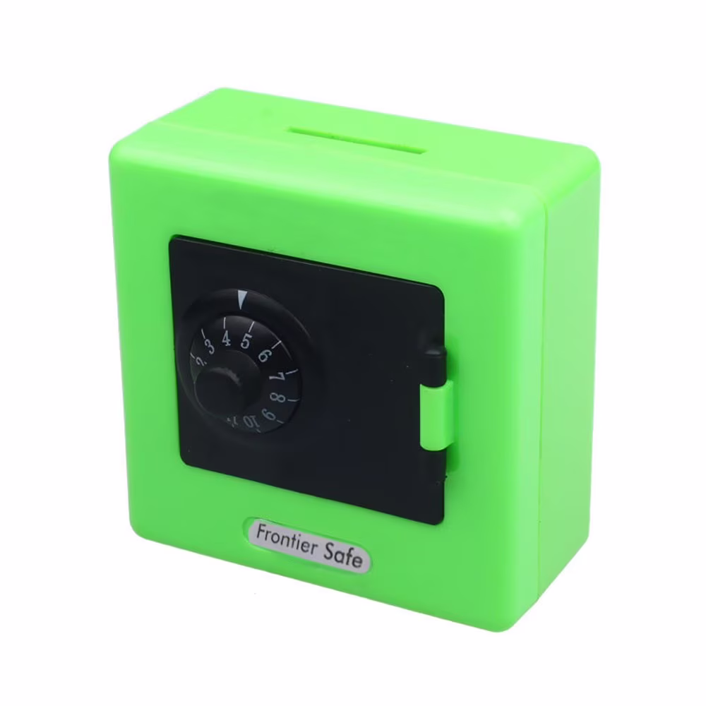 JilgTeok Combination Lock Money Coin Saving Storage Box Cash Safe Case Piggys Bank for Travel Essentials