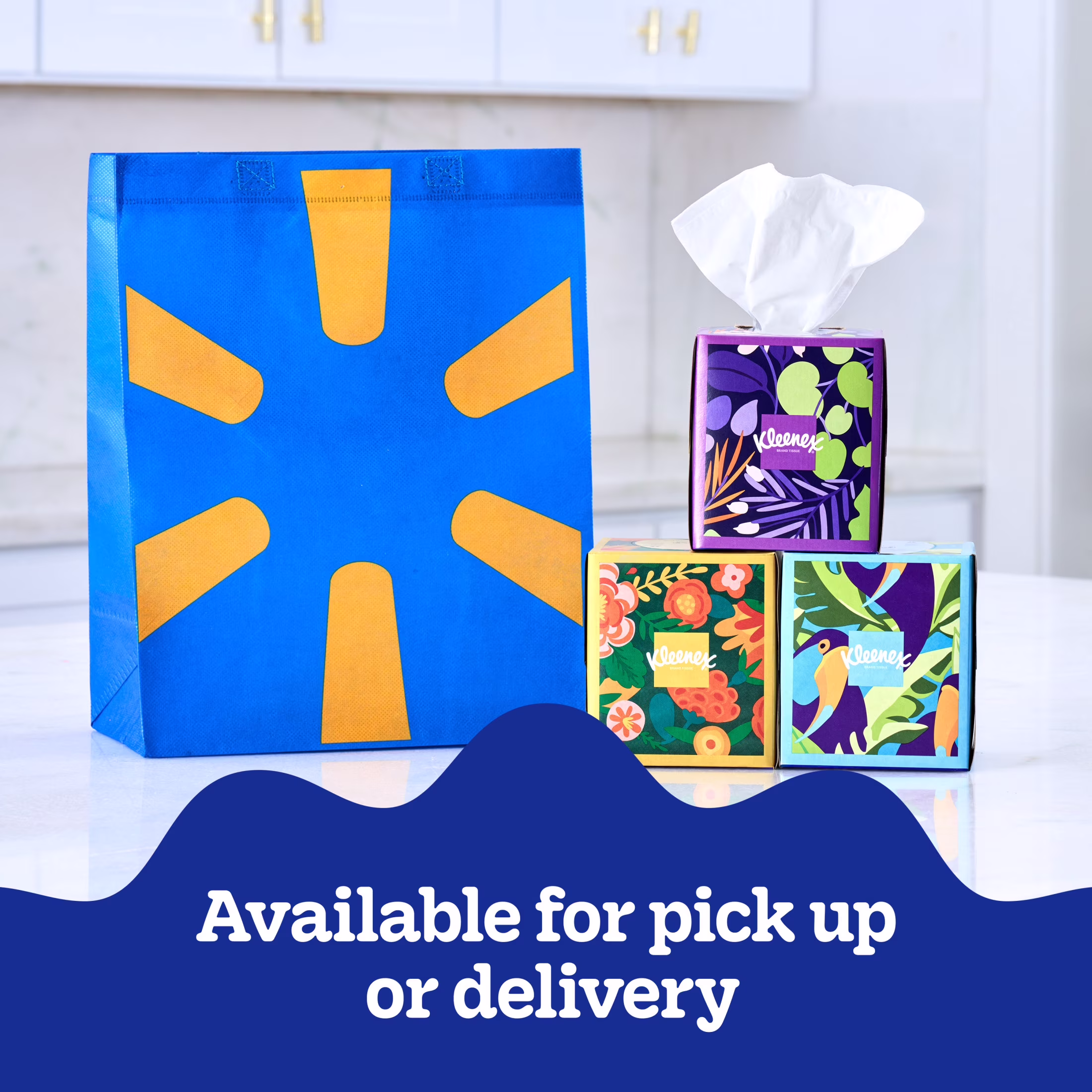 Kleenex Ultra Soft 3-Ply Cube Box Facial Tissues, 1 Pack (60 Total Tissues)