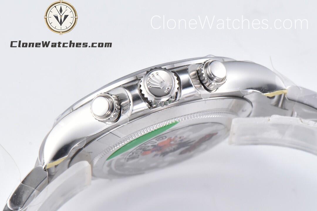 Rolex Super Clone Watches 1:1 Daytona Black Diamond Dial M116508-0014 4130 Movement
