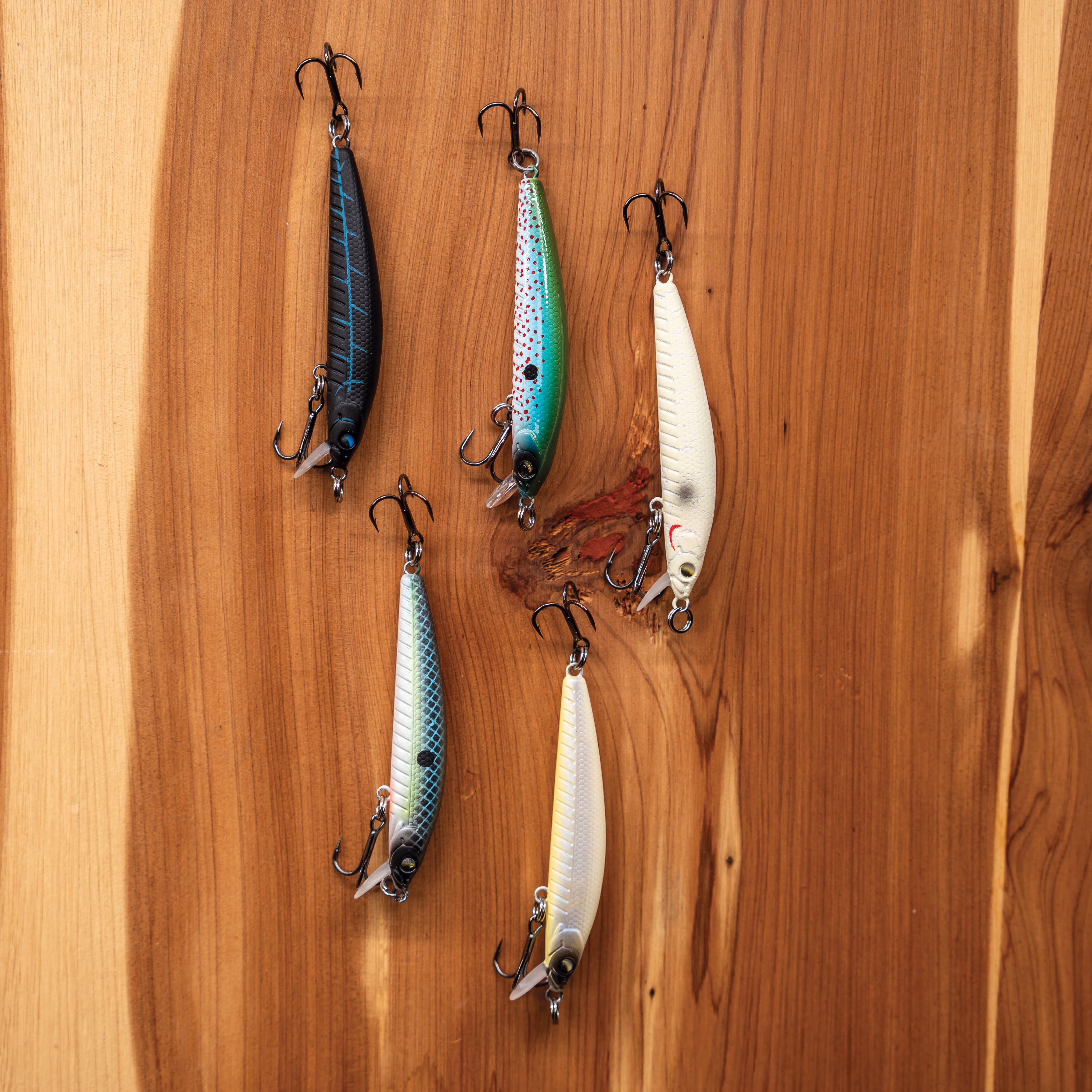 Ozark Trail 2.5 in Jerkbait Fishing Lure, Weep Shad, 3 ft Diving Depth