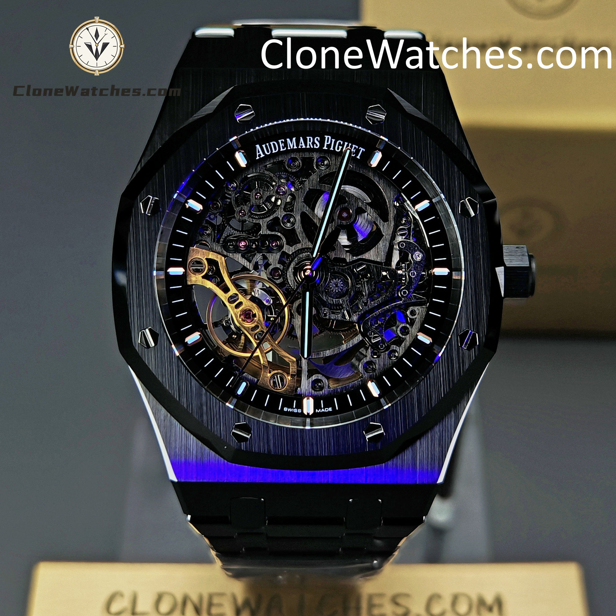 Audemars Piguet Super Clone Watches 1:1 Royal Oak 15416 Skeleton Dial