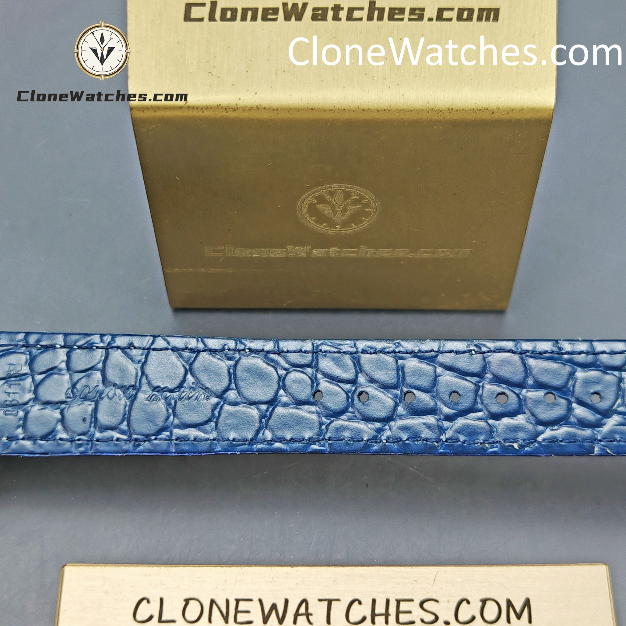 Vacheron Constantin Super Clone Watches 1:1 Patrimony Perpetual Calendar Rose Gold 43175/000R-B519 Blue Dial