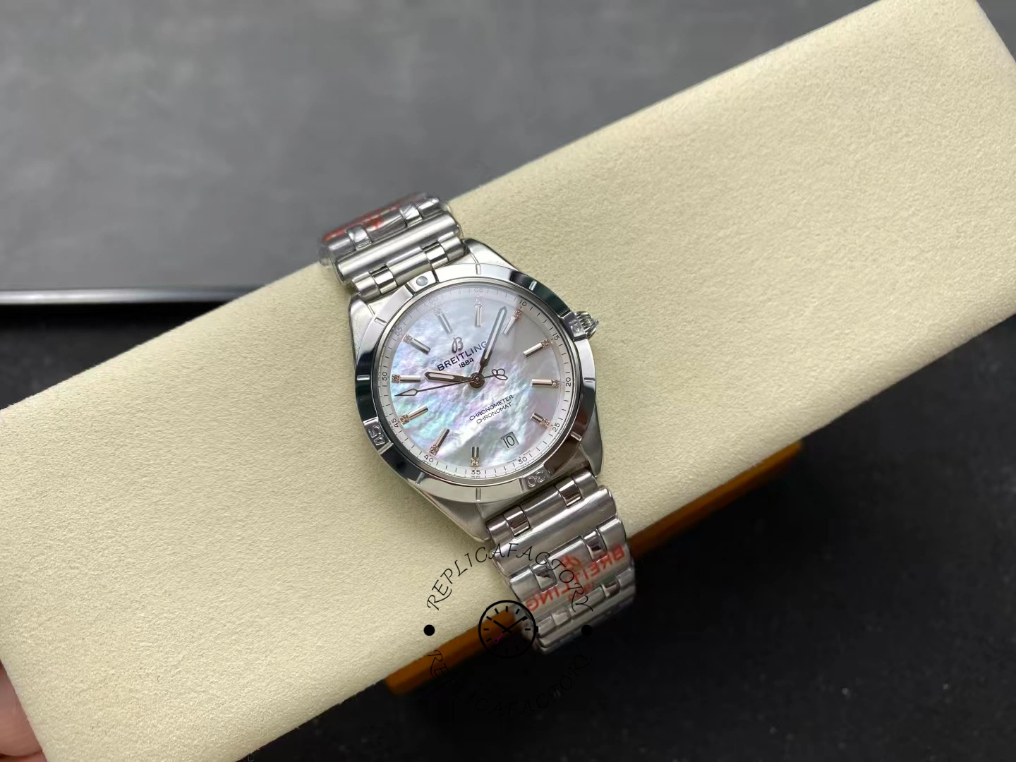 Breitling Chronomat Automatic 36mm MOP Dial A10380101A4A1 Replica