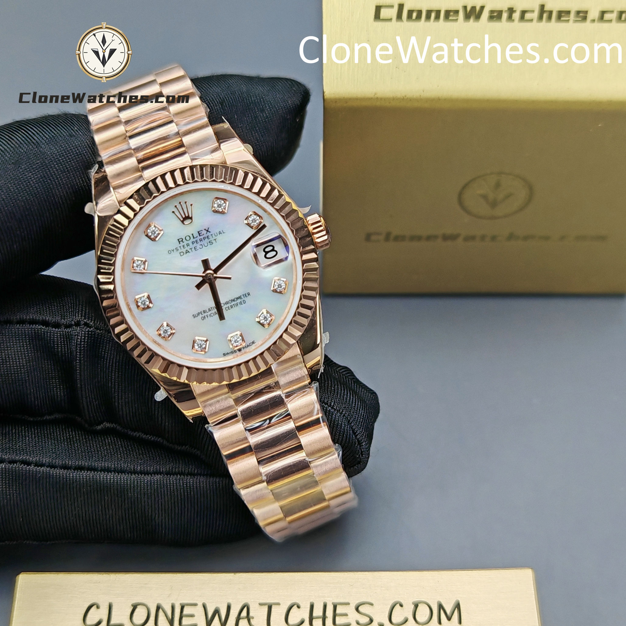 Rolex Super Clone Watches 1:1 DateJust m278275-0009 President 31MM 2236 Movement