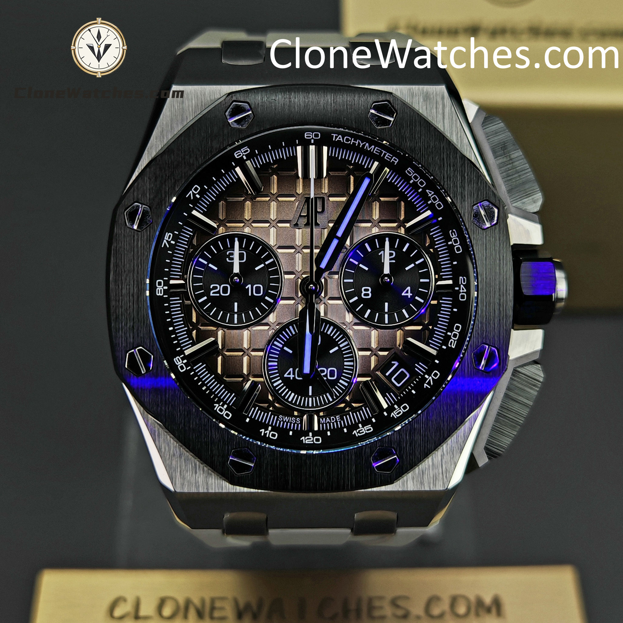 Audemars Piguet Super Clone Watches 1:1 Royal Oak Offshore Taupe Dial 26420 Selfwinding Chronograph