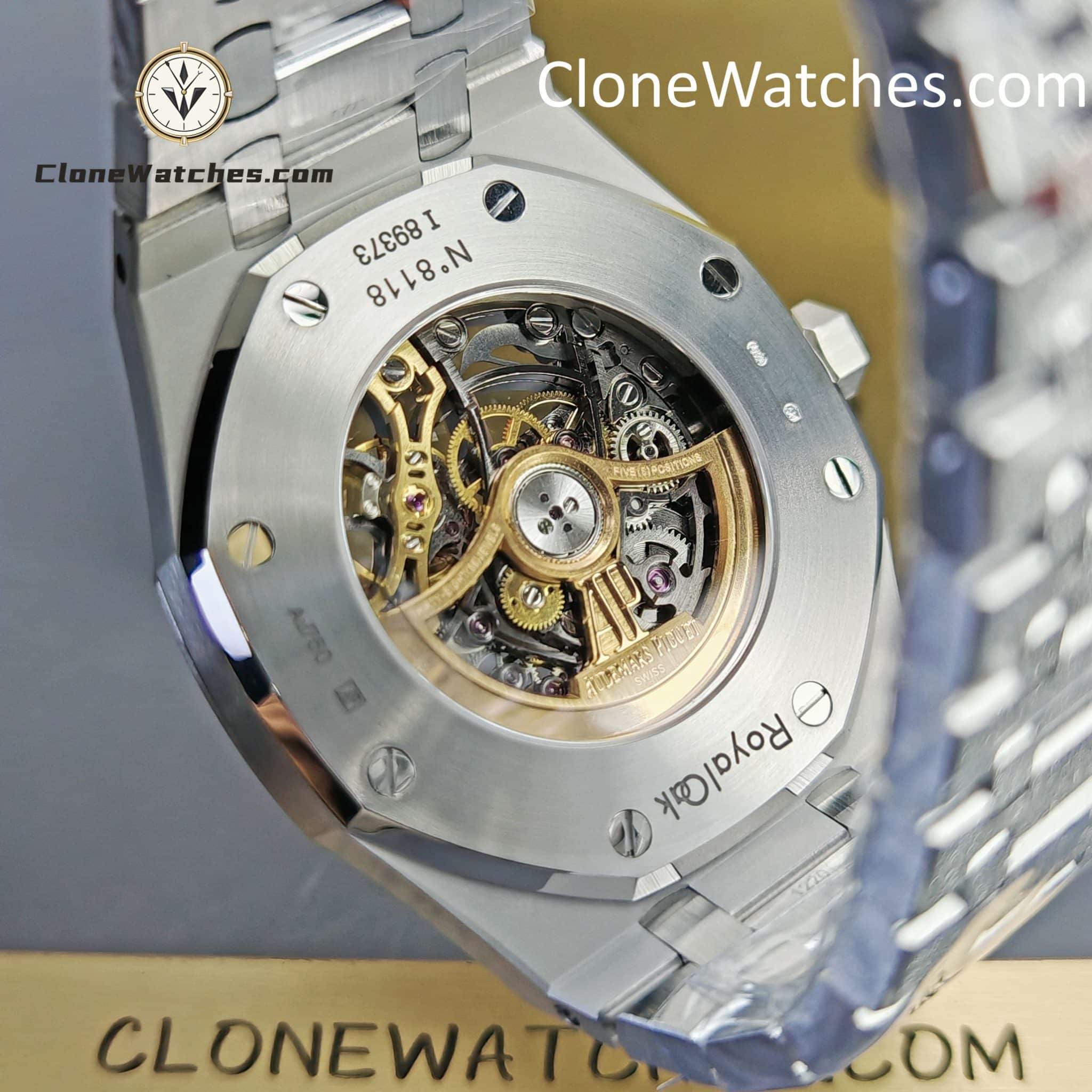 Audemars Piguet Super Clone Watches 1:1 Royal Oak Frost 15407 Skeleton Dial