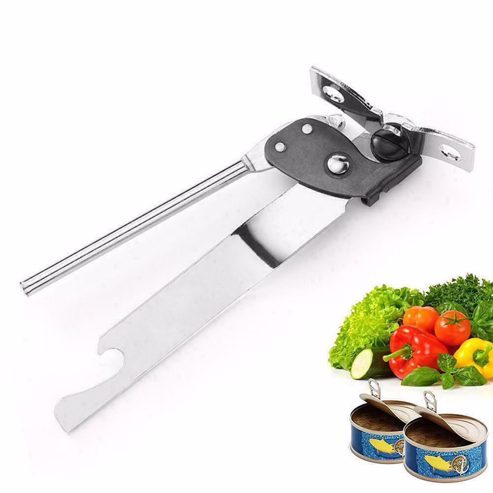 Clearance Manual Can Opener Kitchen Tools Steel Can DIY Opener Side Gadgets
