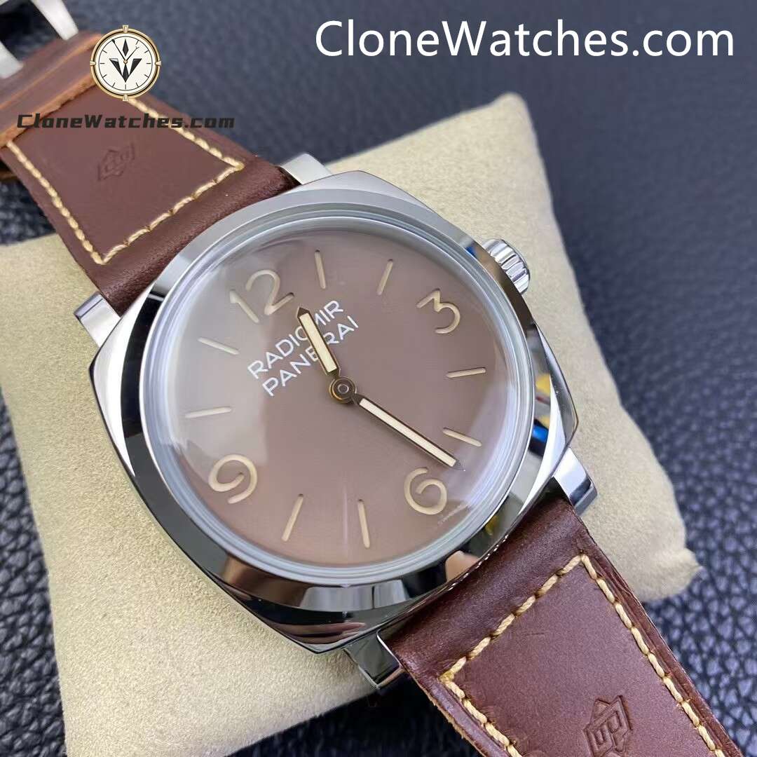 Panerai Super Clone Watches 1:1 Radiomir 1940 3 Days PAM00662 Brown Dial