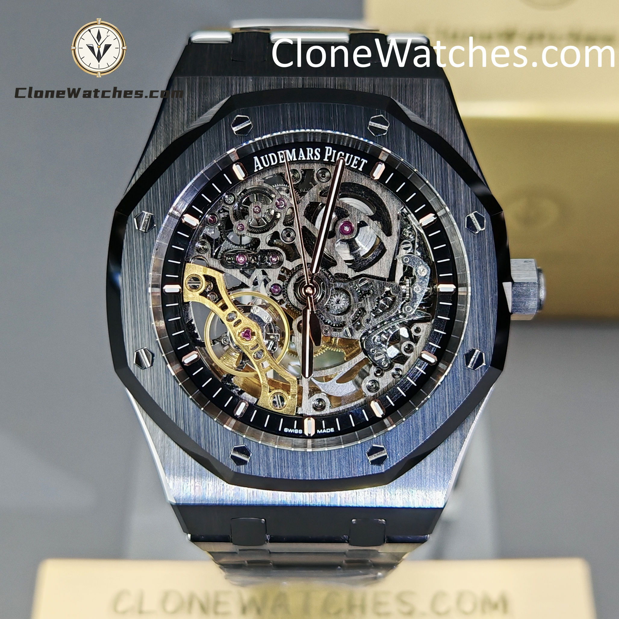 Audemars Piguet Super Clone Watches 1:1 Royal Oak 15416 Skeleton Dial