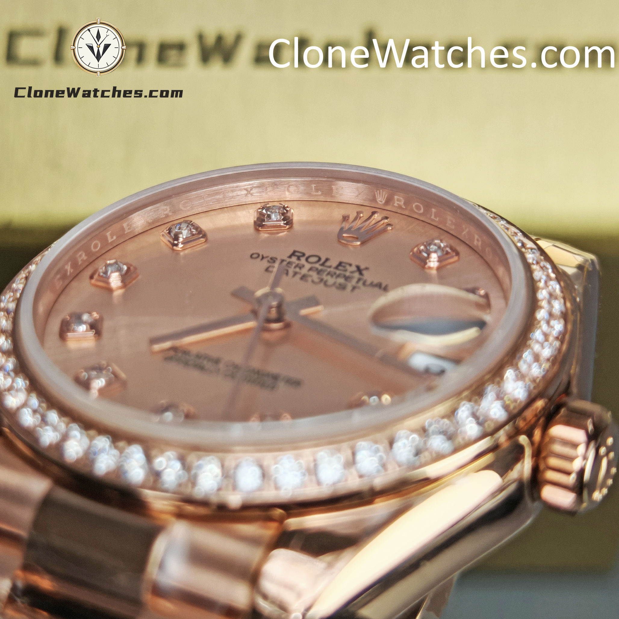 Rolex Super Clone Watches 1:1 DateJust m278285rbr-0025 President 31MM 2236 Movement